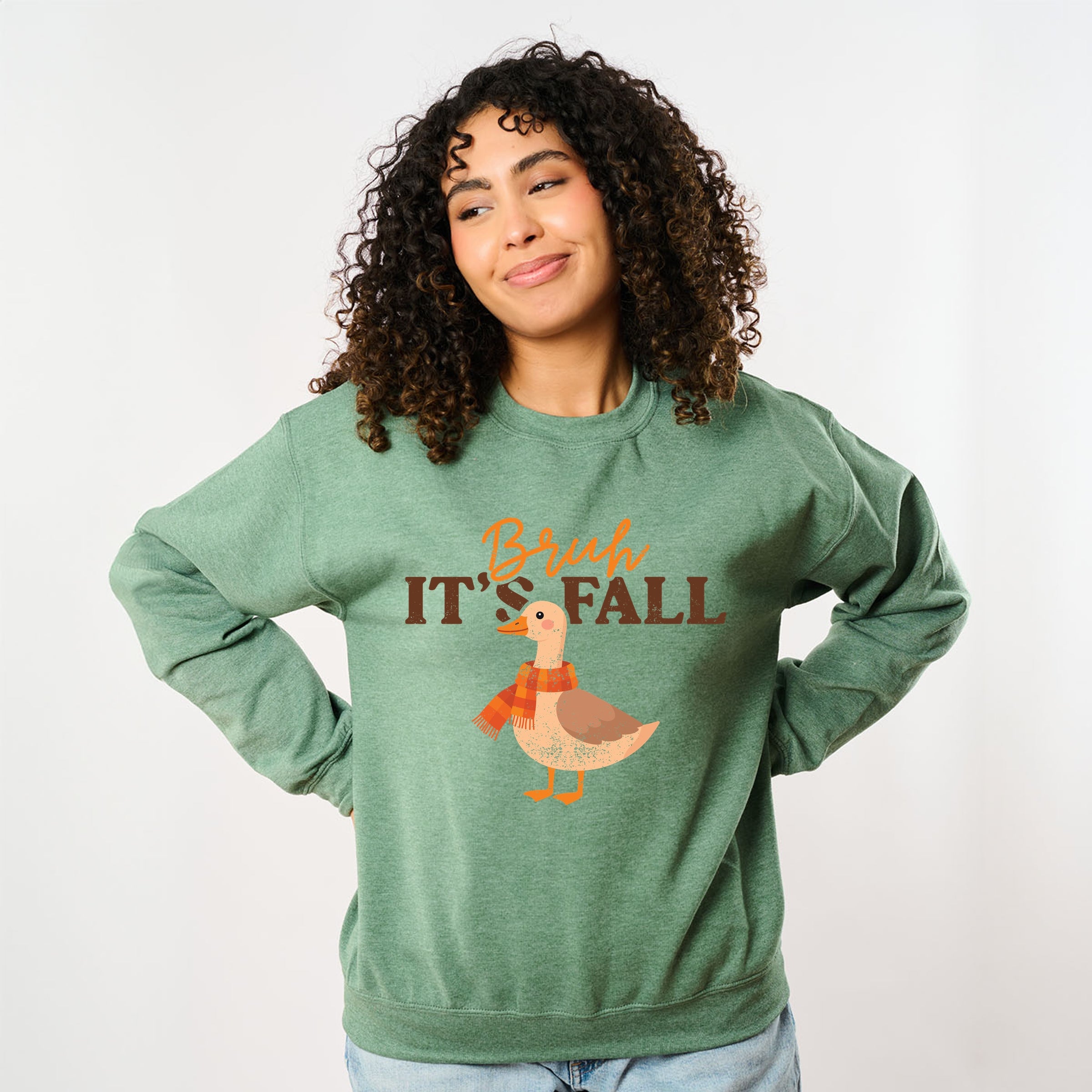 Bruh It's Fall Goose - Sweatshirt