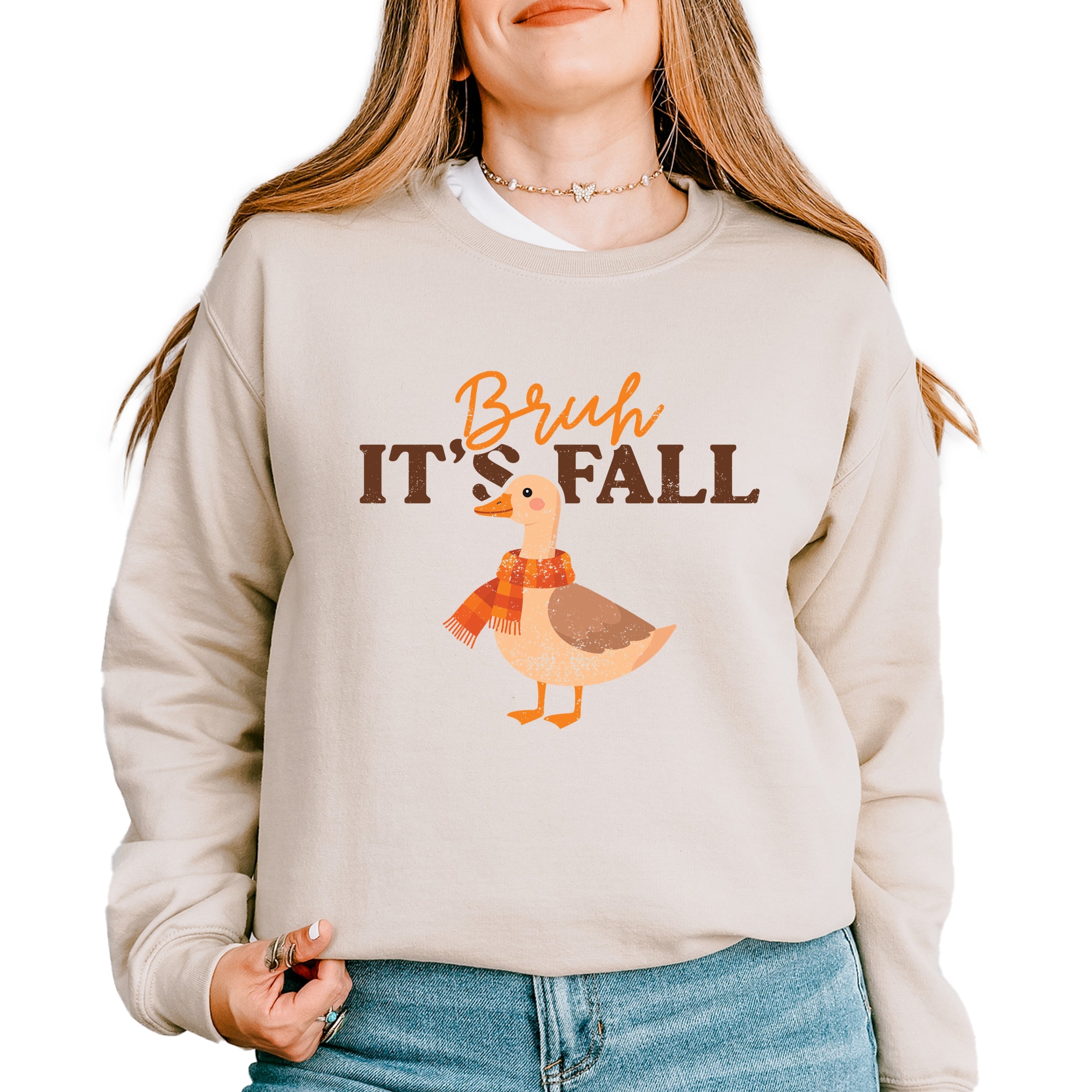 Bruh It's Fall Goose - Sweatshirt