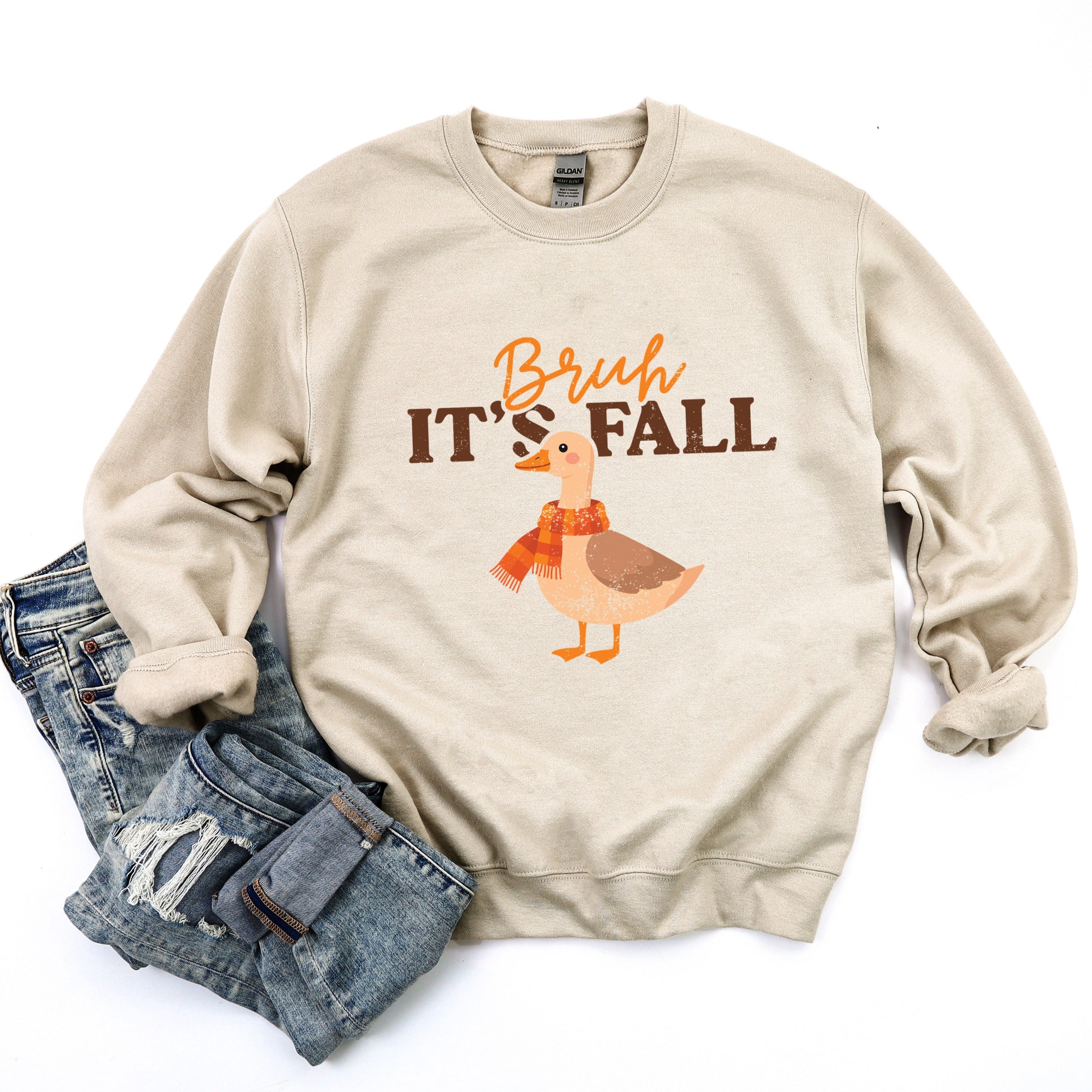 Bruh It's Fall Goose - Sweatshirt