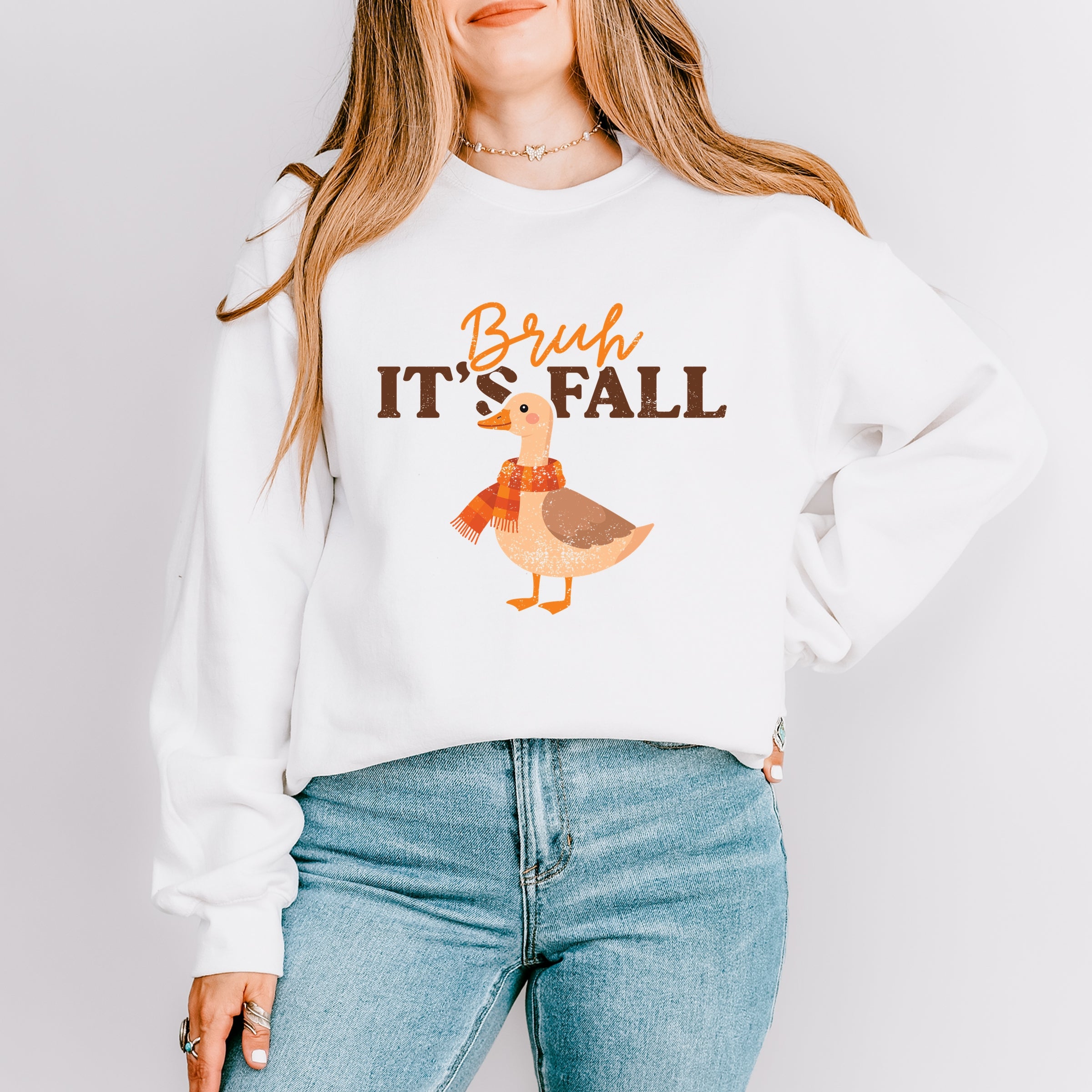 Bruh It's Fall Goose - Sweatshirt