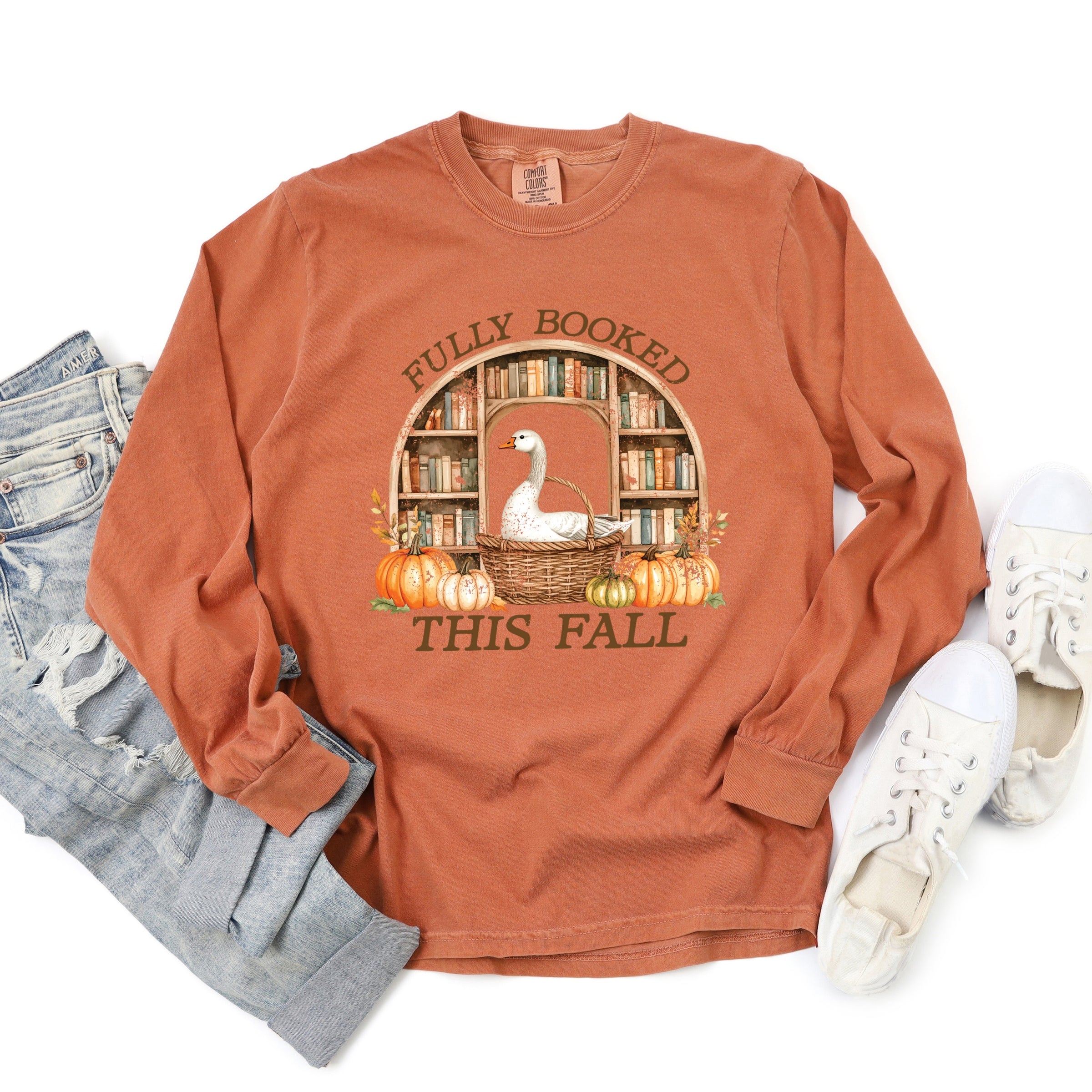Fully Booked This Fall - Garment Dyed Long Sleeve