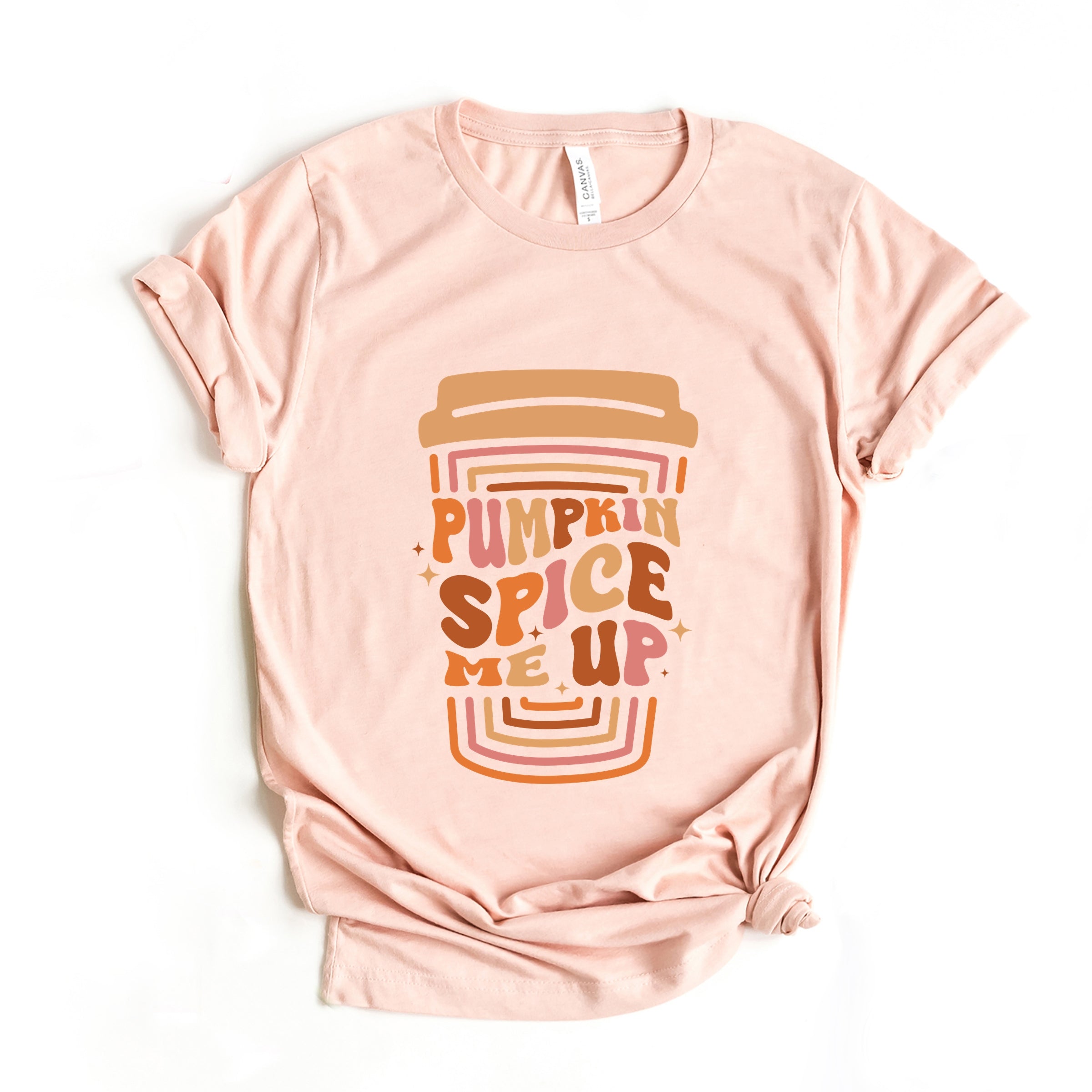 Pumpkin Spice Me Up Cup - Women's Short Sleeve Graphic T-Shirt