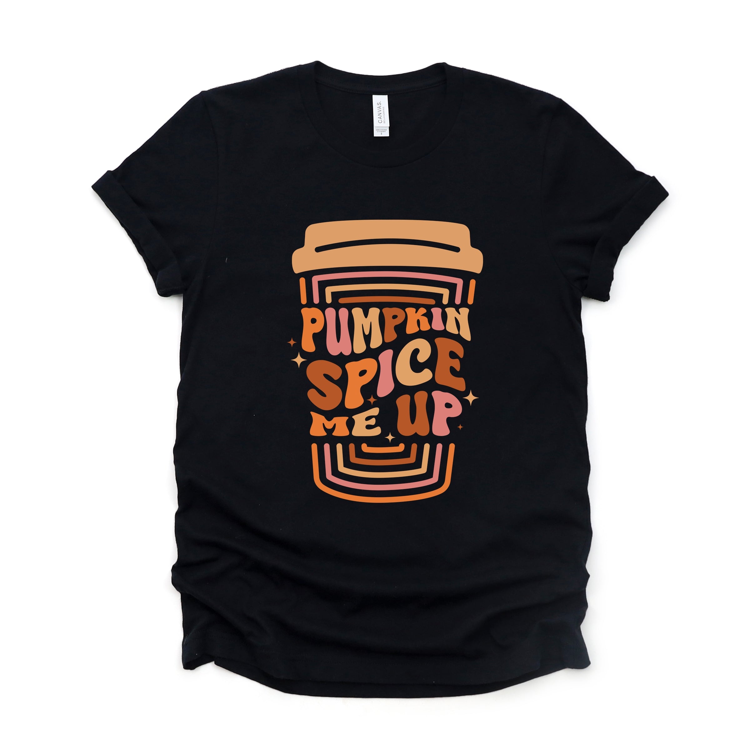 Pumpkin Spice Me Up Cup - Women's Short Sleeve Graphic T-Shirt