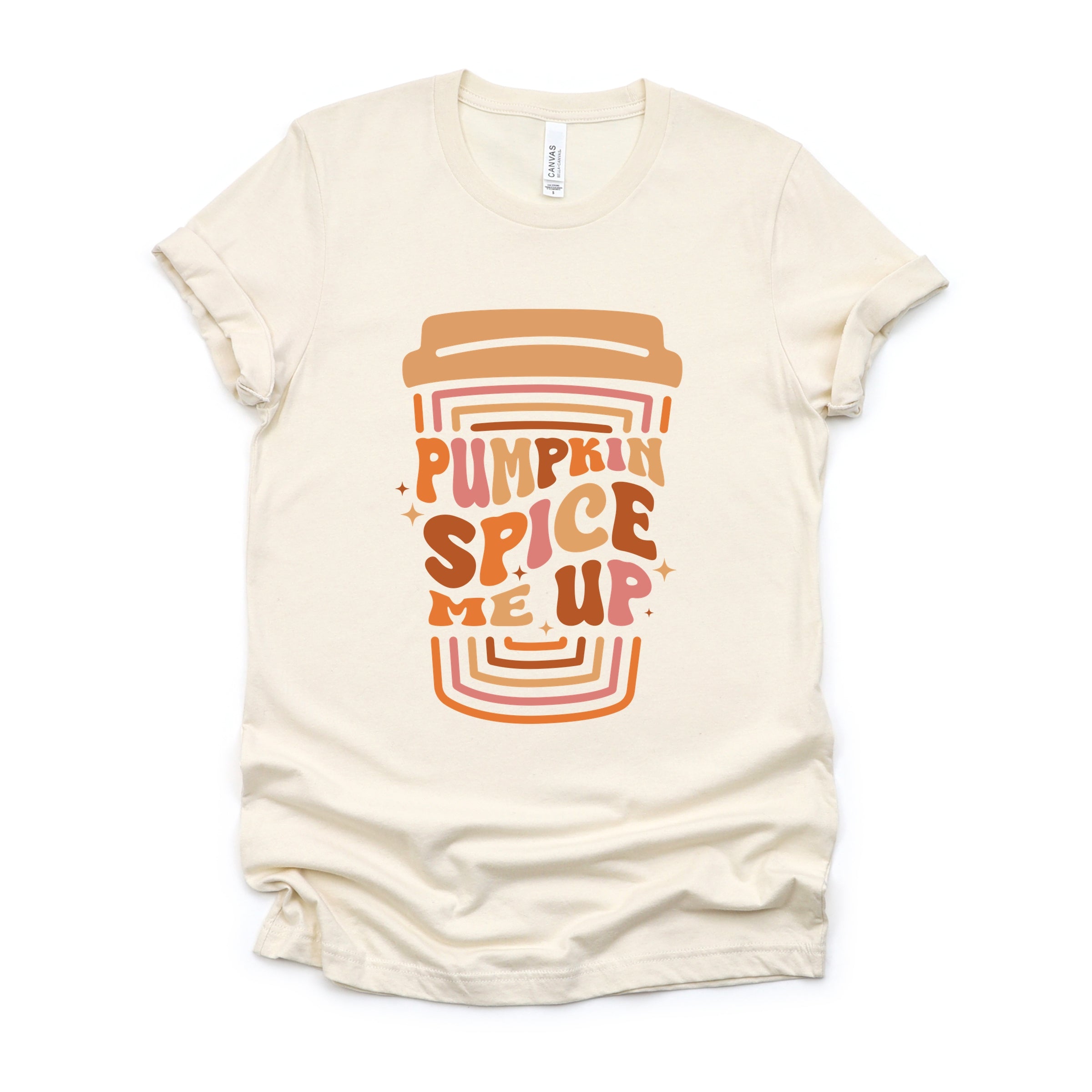 Pumpkin Spice Me Up Cup - Women's Short Sleeve Graphic T-Shirt