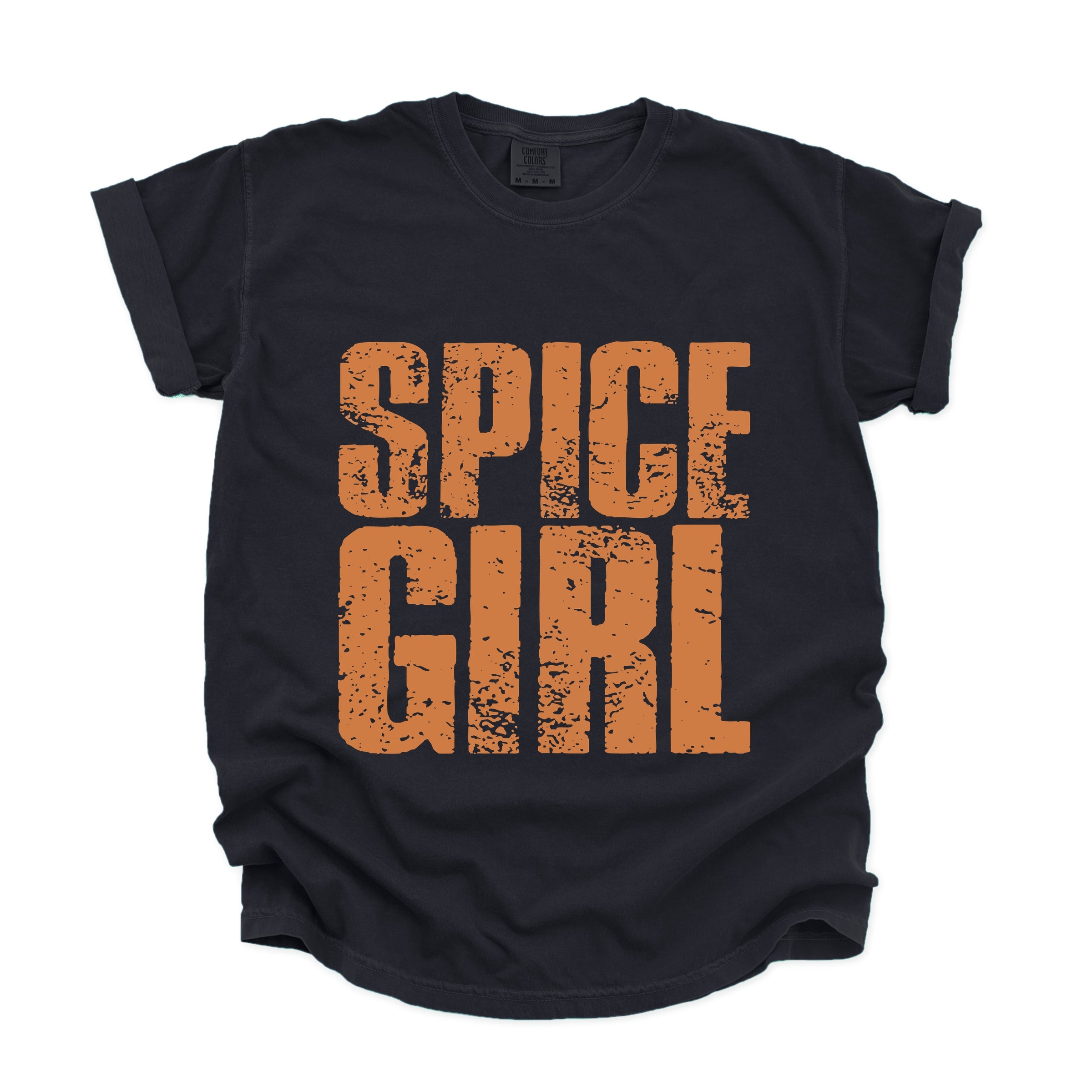Spice Girl Distressed - Women's Garment Dyed Graphic T-Shirt