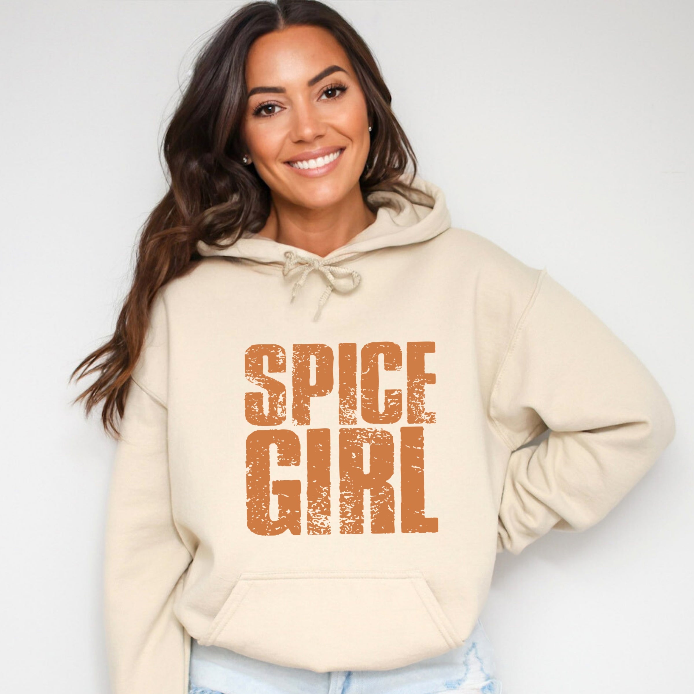 Spice Girl Distressed - Women's Graphic Hoodie