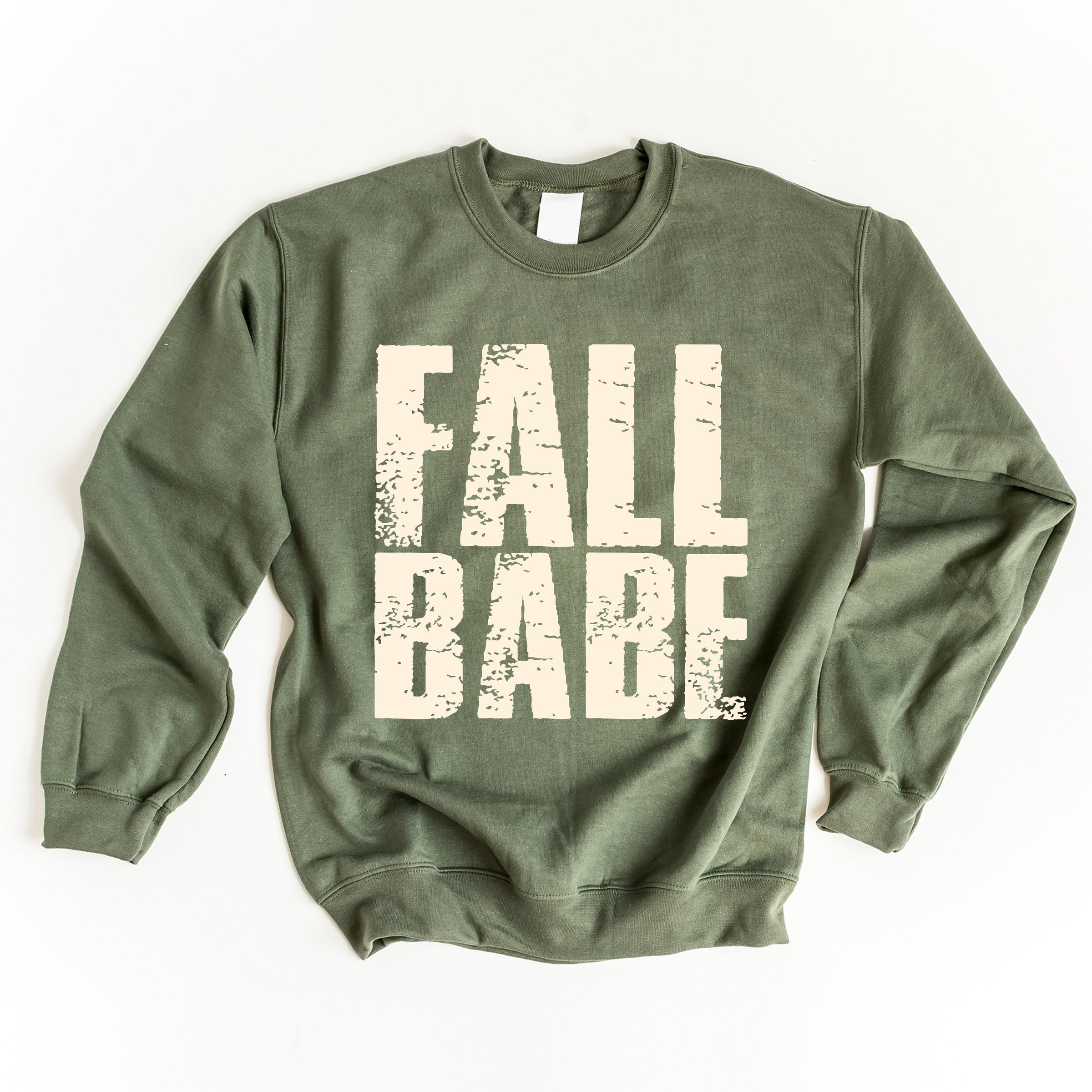 Fall Babe Distressed -  Women's Graphic Sweatshirt