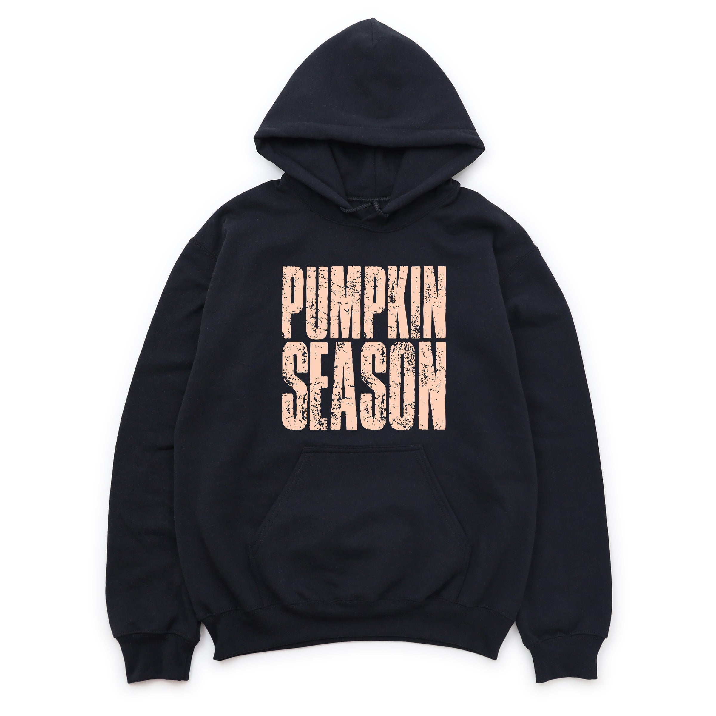 Pumpkin Season Stacked Distressed - Women's Graphic Hoodie