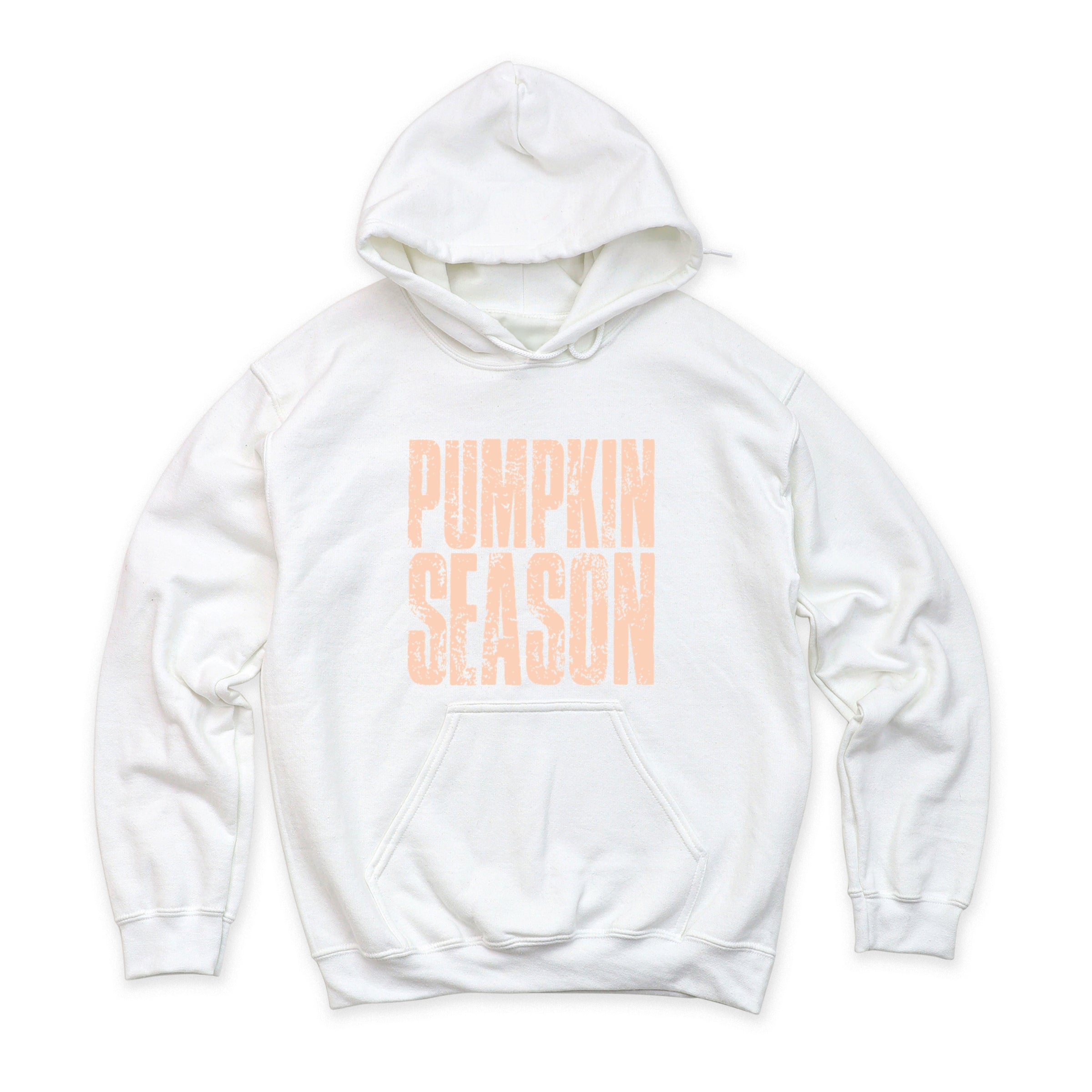 Pumpkin Season Stacked Distressed - Women's Graphic Hoodie