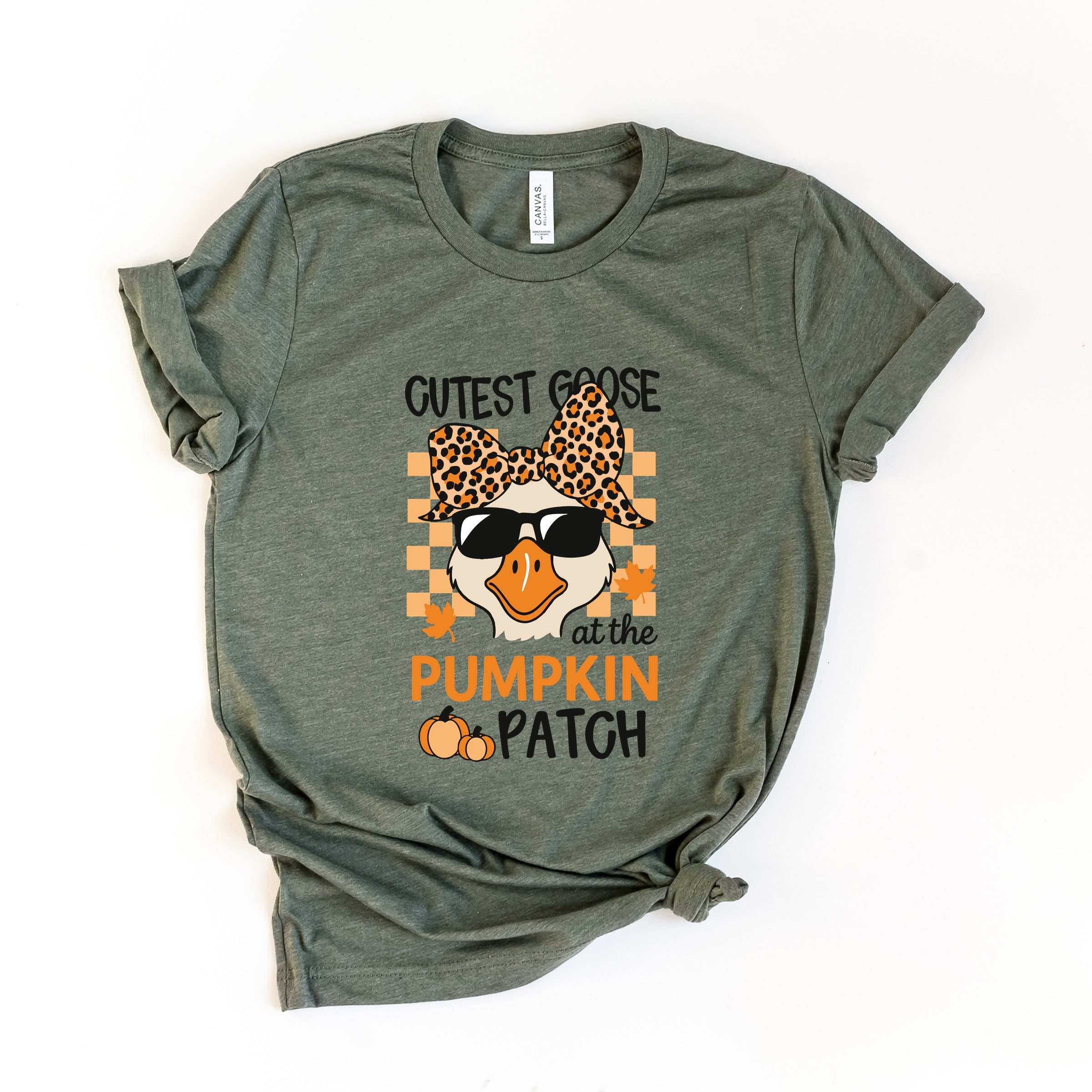 Cutest Goose At The Pumpkin Patch - Womens Short Sleeve Tee