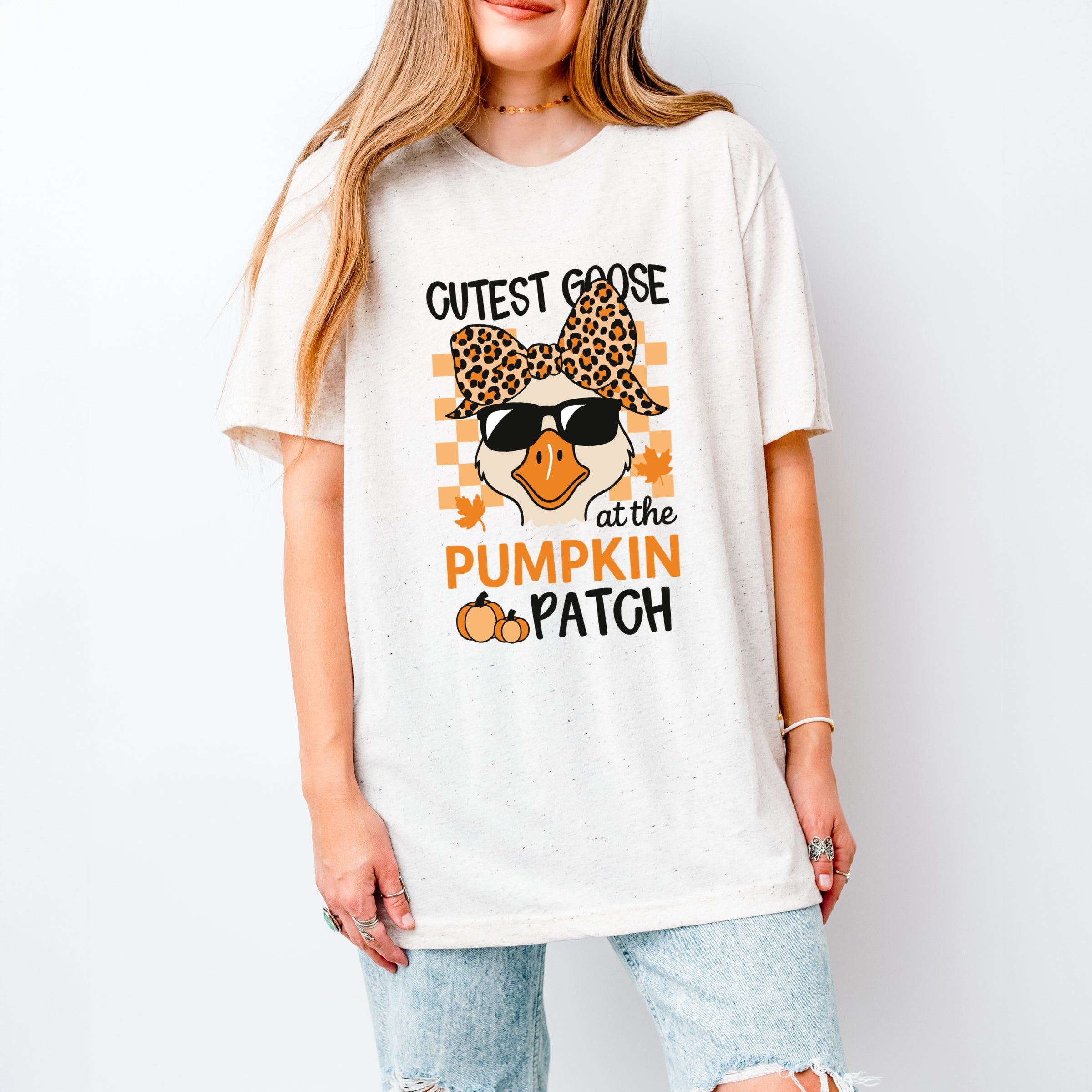 Cutest Goose At The Pumpkin Patch - Women's Short Sleeve Tee