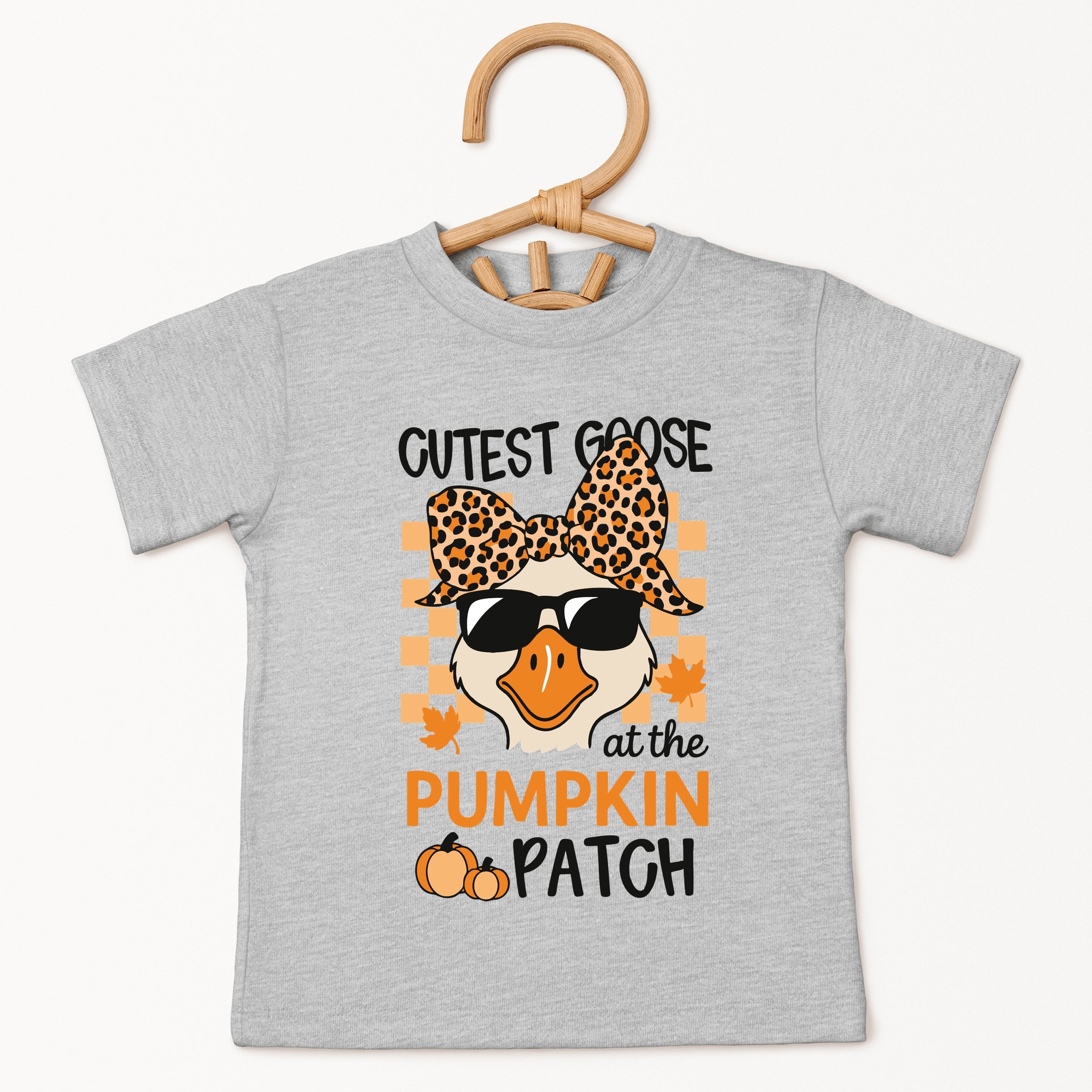 Cutest Goose At The Pumpkin Patch - Youth Short Sleeve Graphic T-Shirt and Toddler Short Sleeve Graphic T-Shirt