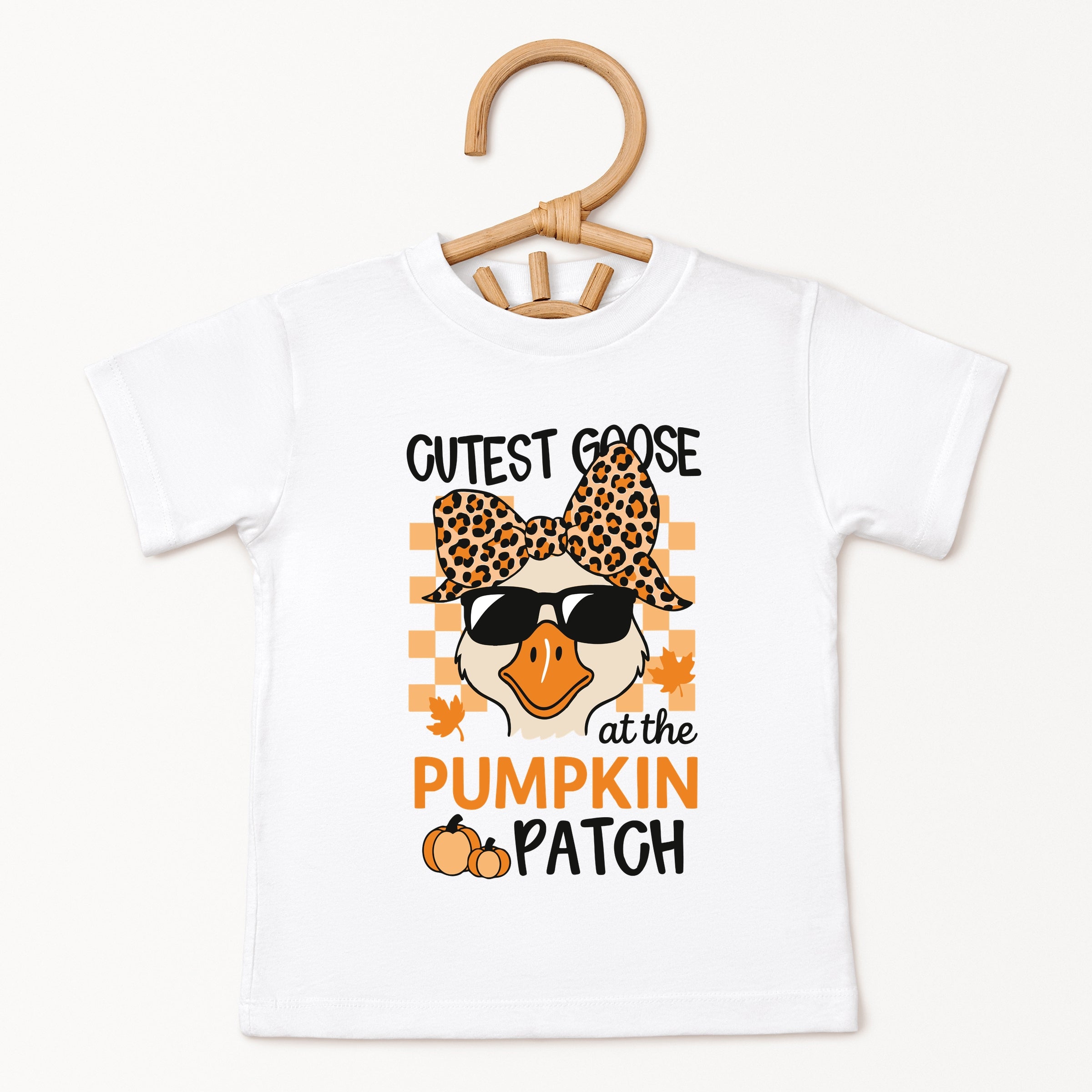 Cutest Goose At The Pumpkin Patch - Youth Short Sleeve Graphic T-Shirt and Toddler Short Sleeve Graphic T-Shirt