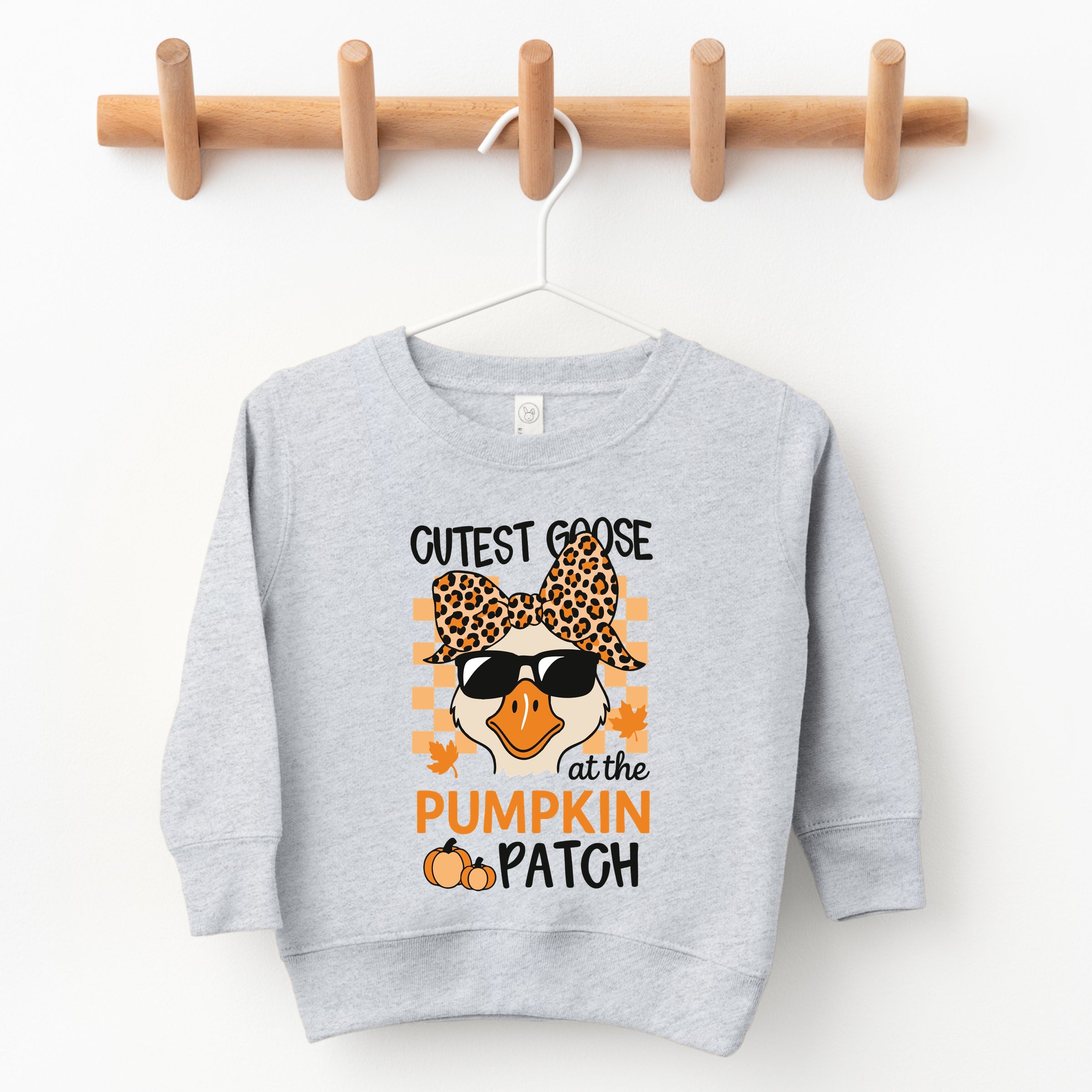 Cutest Goose At The Pumpkin Patch - Toddler Graphic Sweatshirt and Youth Graphic Sweatshirt