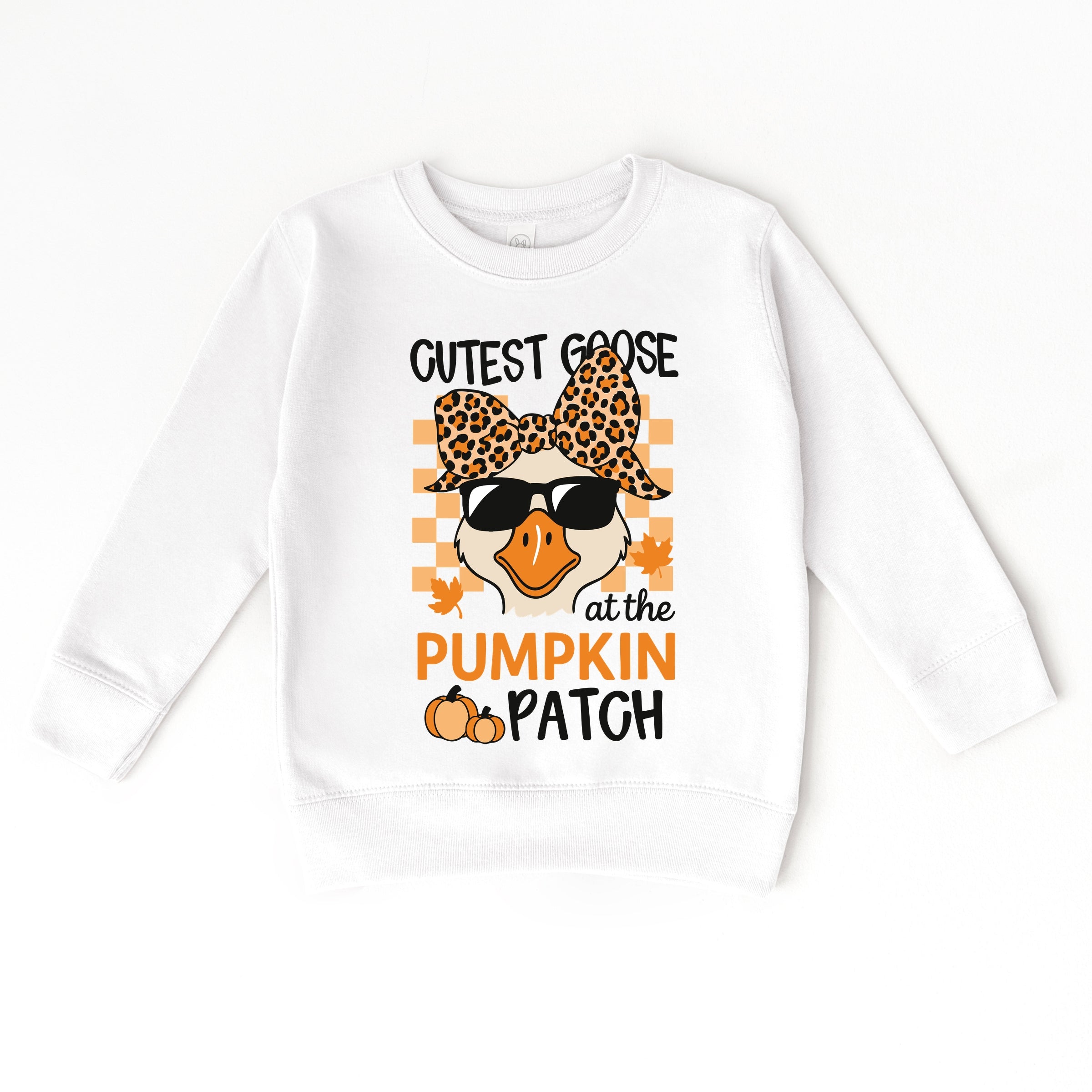 Cutest Goose At The Pumpkin Patch - Toddler Graphic Sweatshirt and Youth Graphic Sweatshirt