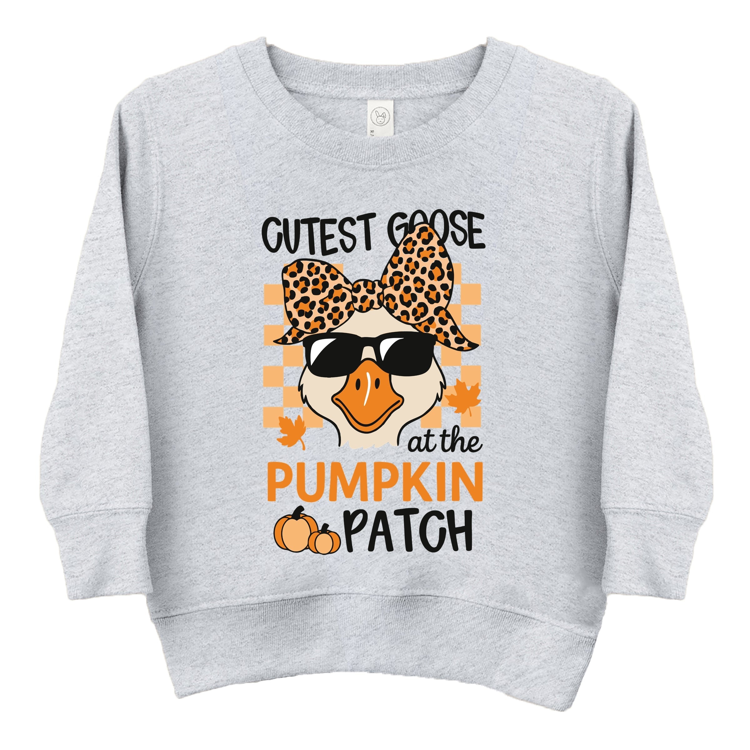 Cutest Goose At The Pumpkin Patch - Toddler Graphic Sweatshirt and Youth Graphic Sweatshirt