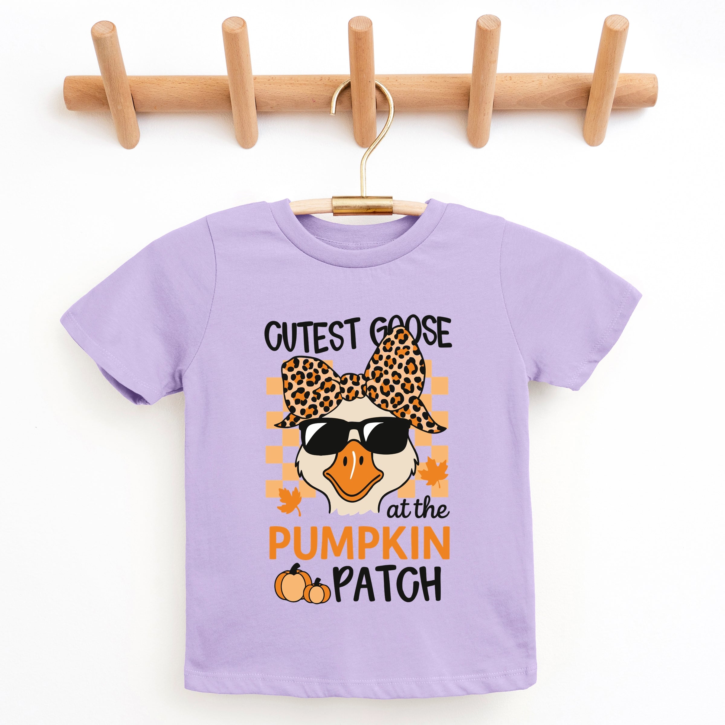 Cutest Goose At The Pumpkin Patch - Youth Short Sleeve Graphic T-Shirt and Toddler Short Sleeve Graphic T-Shirt