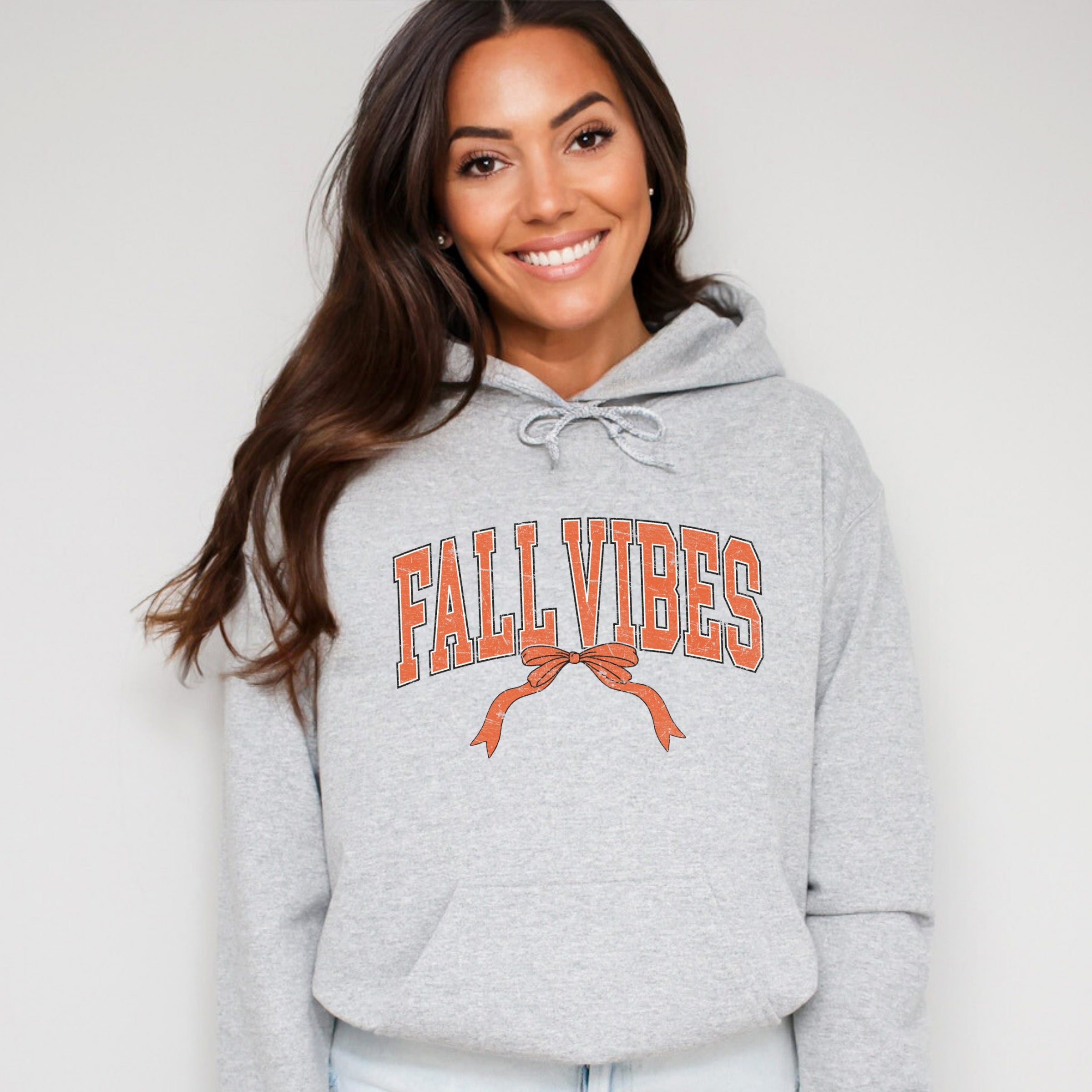 Varsity Fall Vibes Coquette - Womens Hoodie
