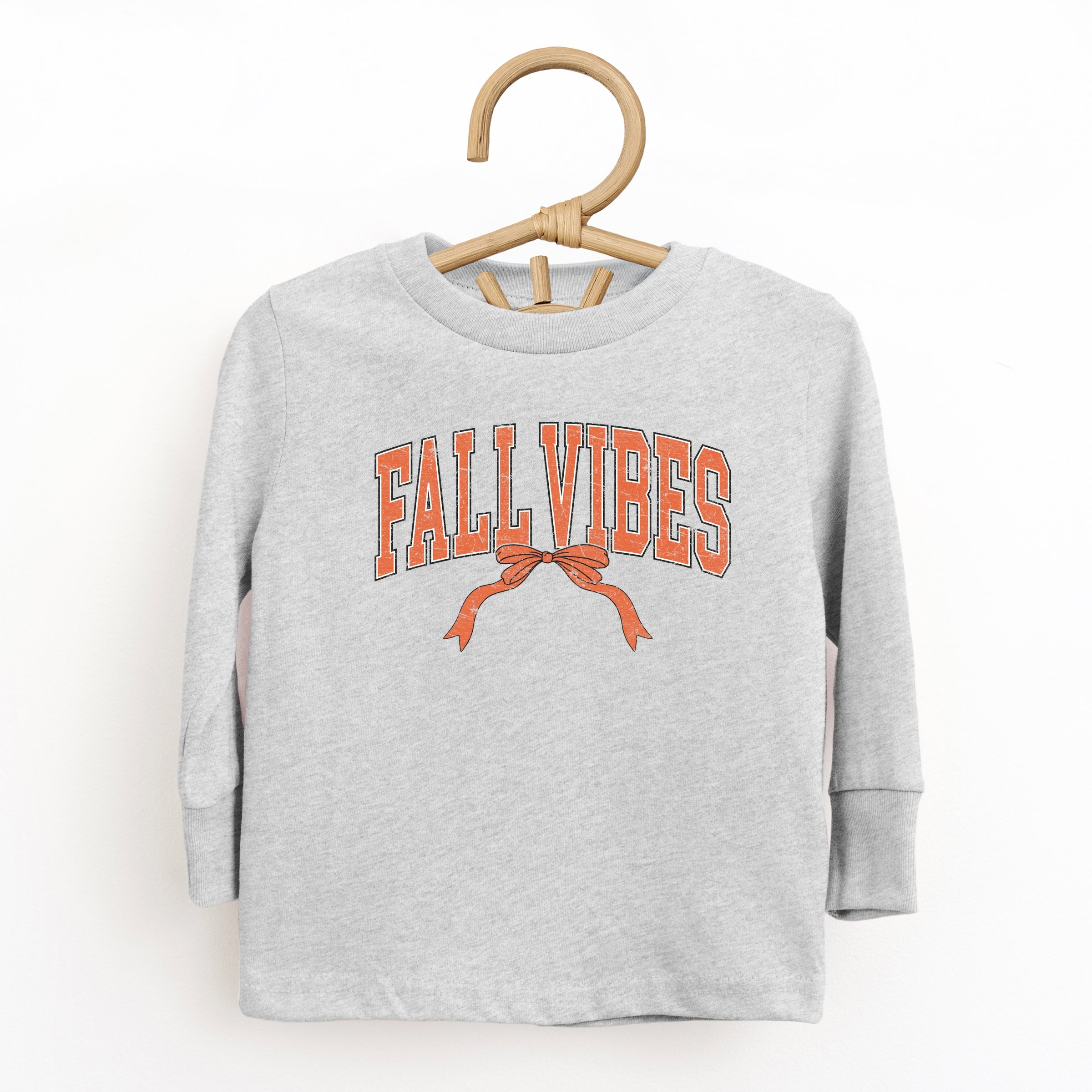 Varsity Fall Vibes Coquette - Youth Long Sleeve Graphic T-Shirt and Toddler Long Sleeve Graphic Tee