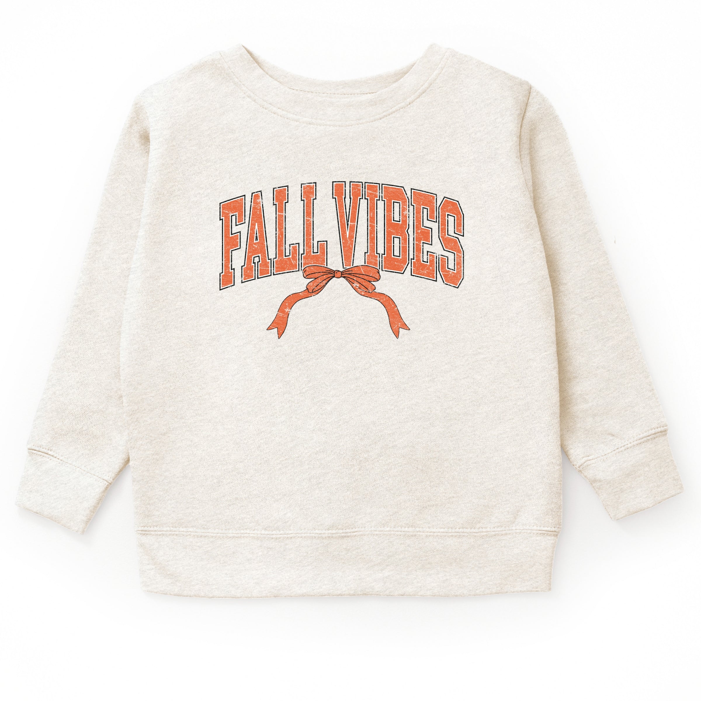 Varsity Fall Vibes Coquette - Toddler Graphic Sweatshirt and Youth Graphic Sweatshirt