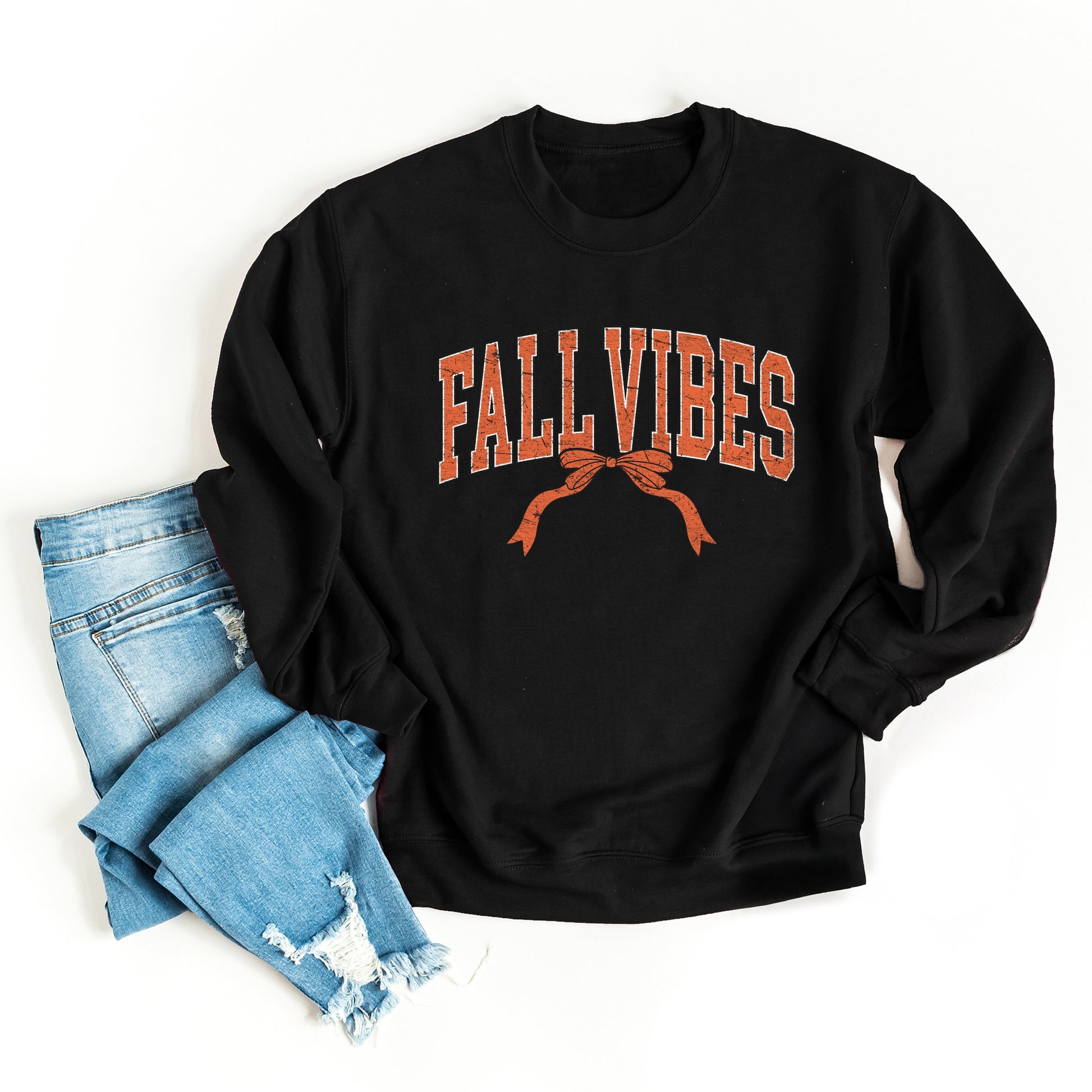 Varsity Fall Vibes Coquette -  Womens Sweatshirt