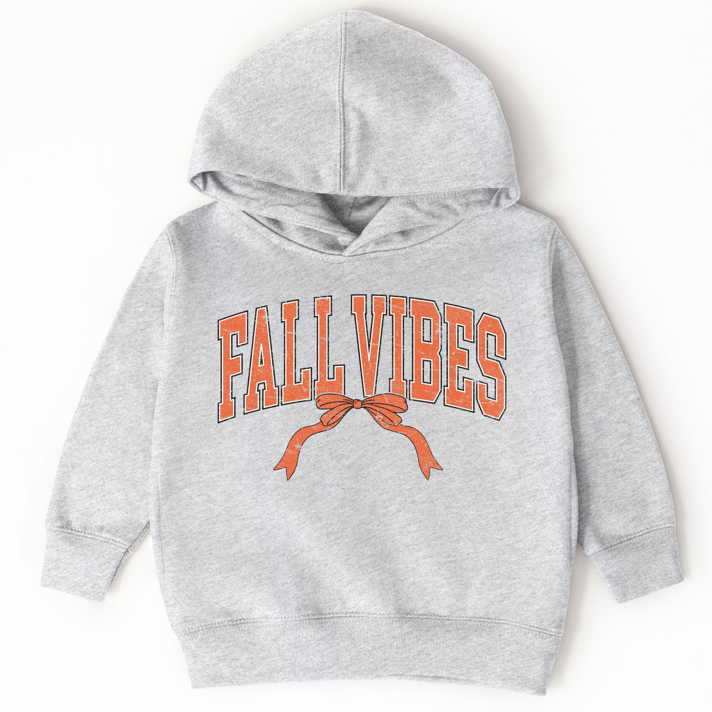 Varsity Fall Vibes Coquette - Toddler Hoodie and Youth Graphic Hoodie