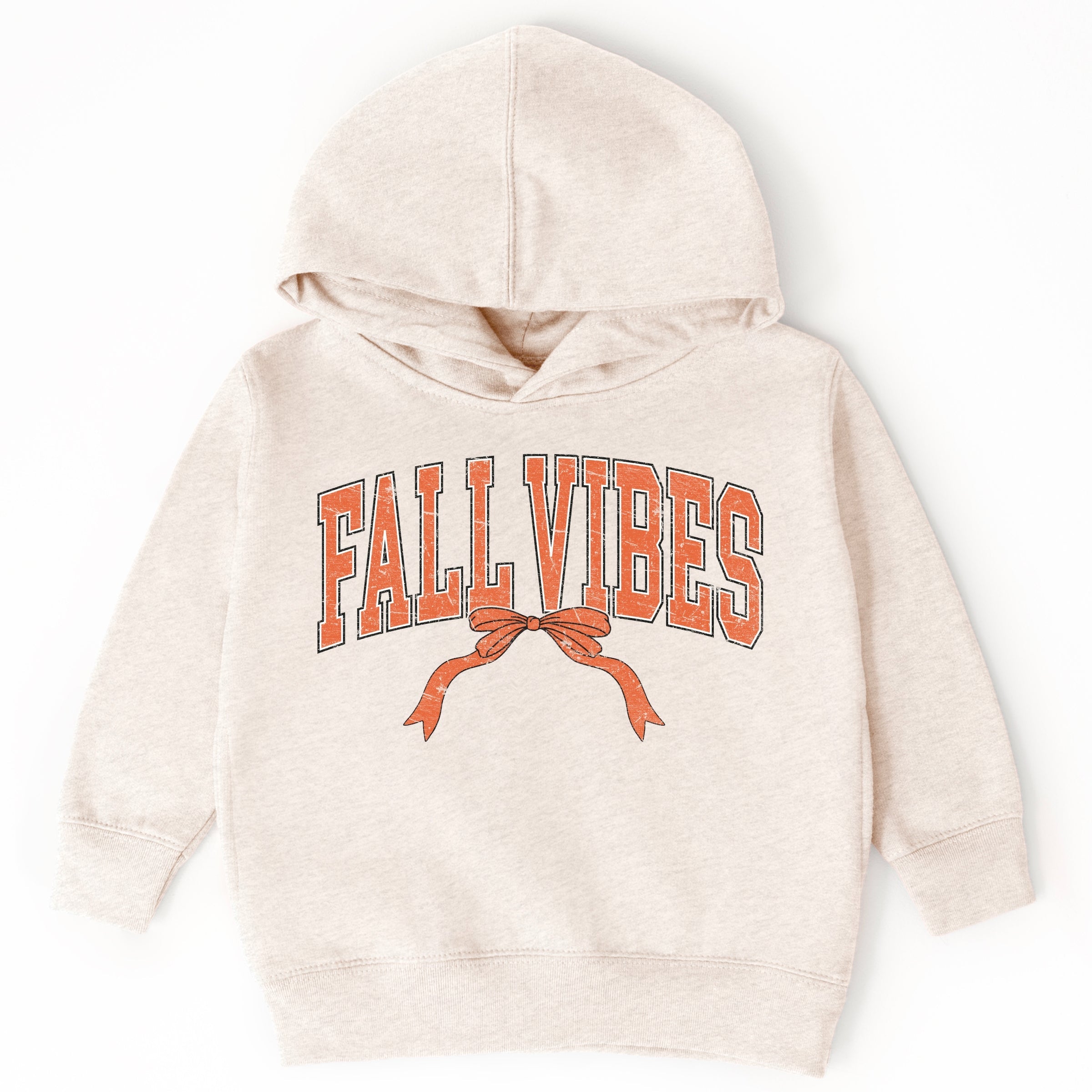 Varsity Fall Vibes Coquette - Toddler Hoodie and Youth Graphic Hoodie