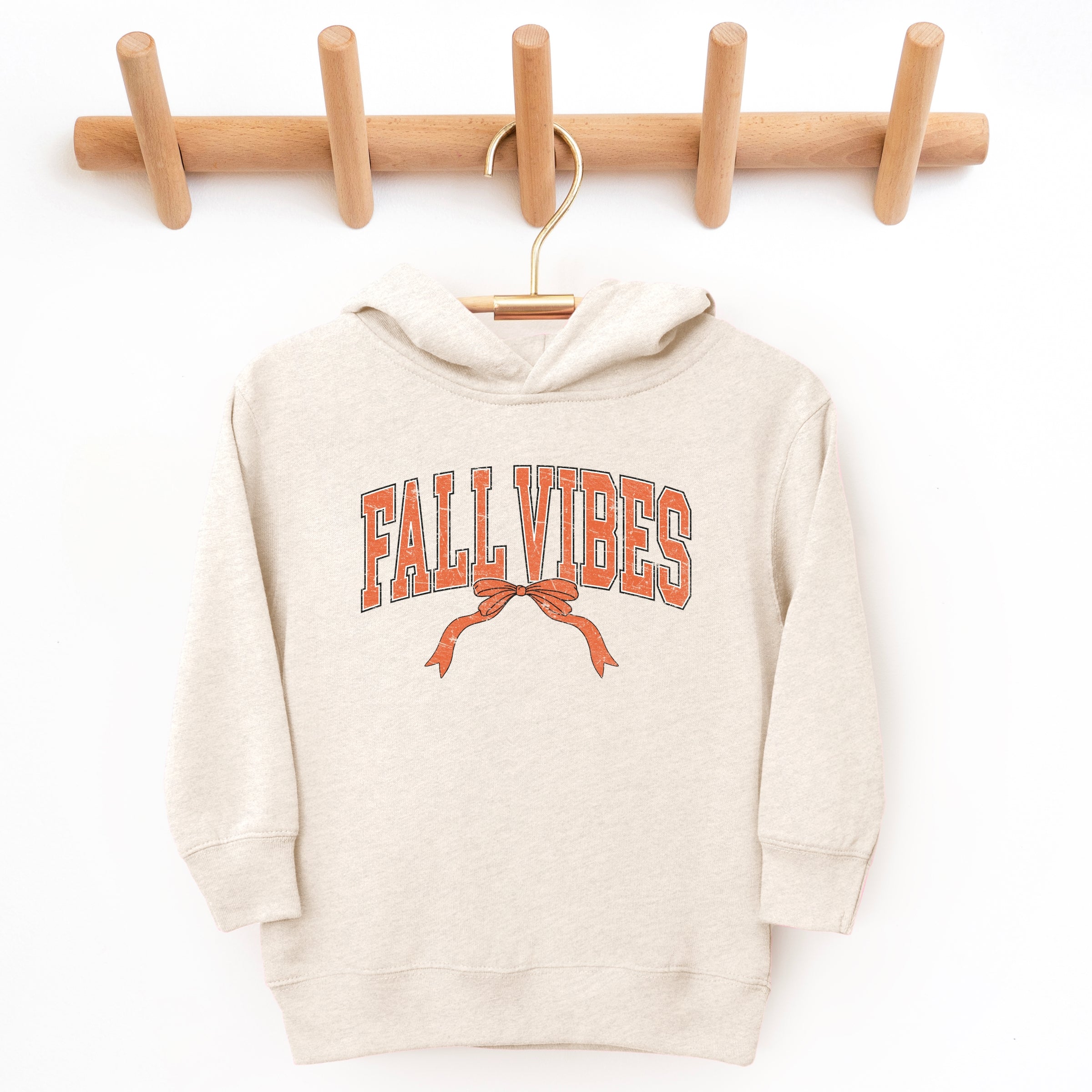 Varsity Fall Vibes Coquette - Toddler Hoodie and Youth Graphic Hoodie