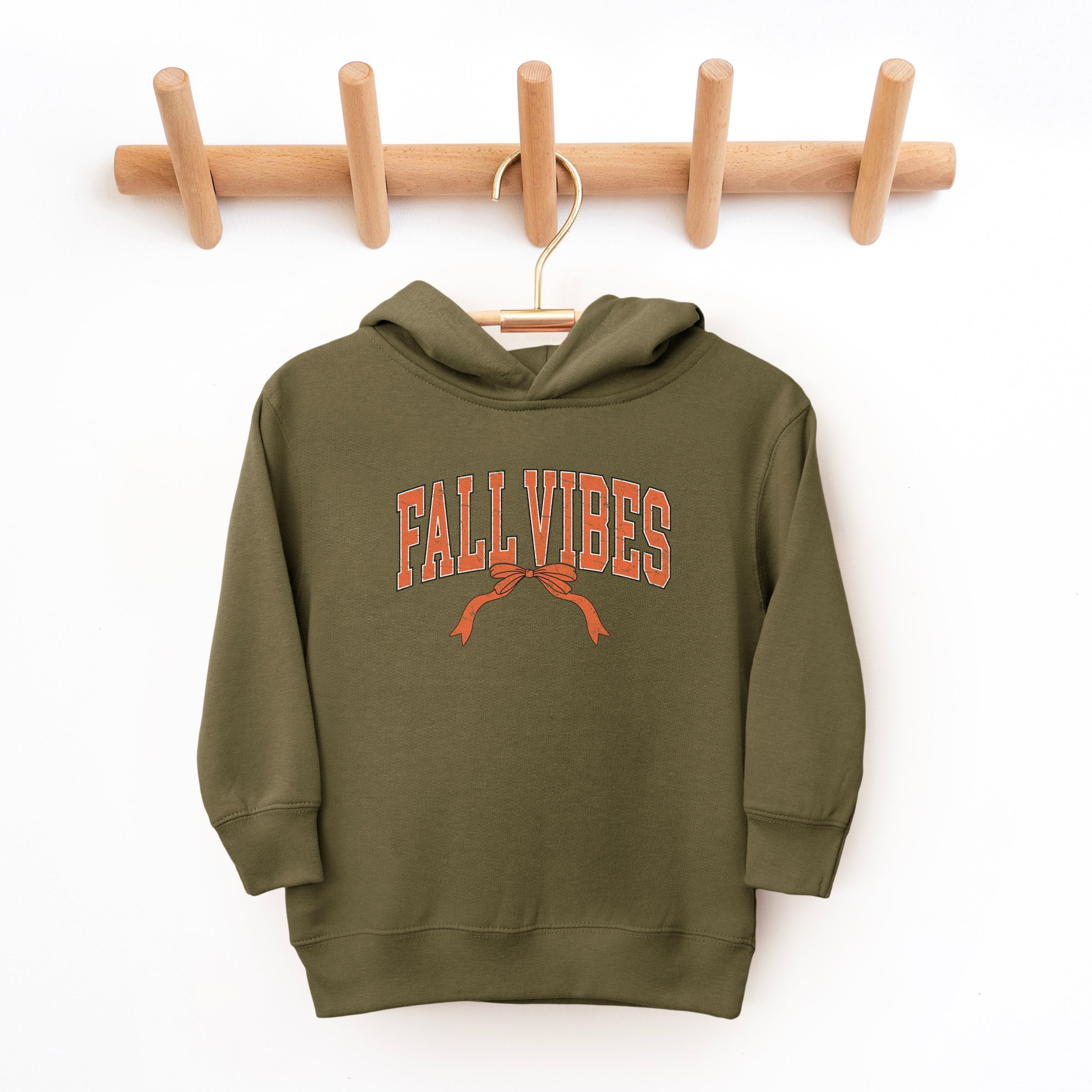 Varsity Fall Vibes Coquette - Toddler Hoodie and Youth Graphic Hoodie