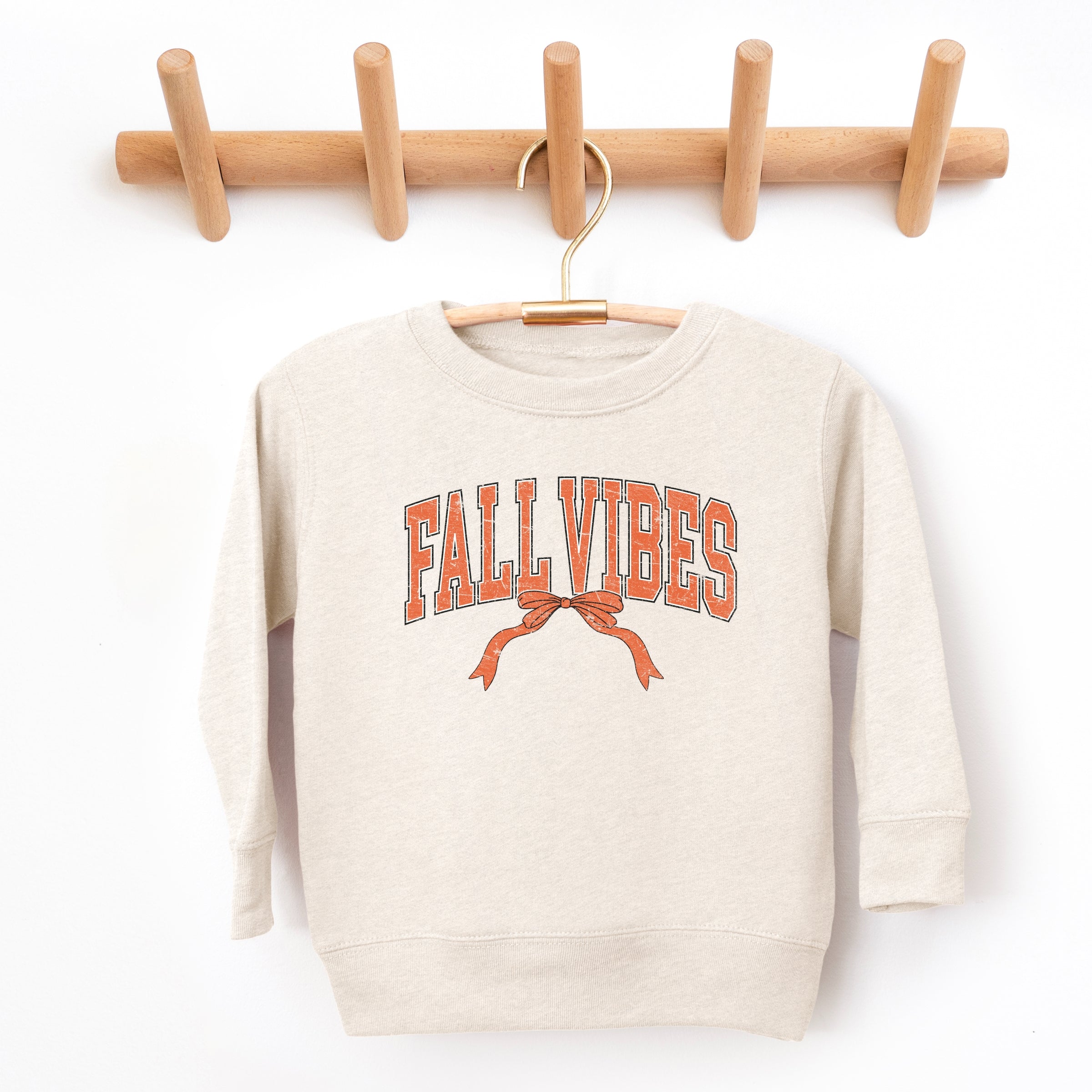 Varsity Fall Vibes Coquette - Toddler Graphic Sweatshirt and Youth Graphic Sweatshirt