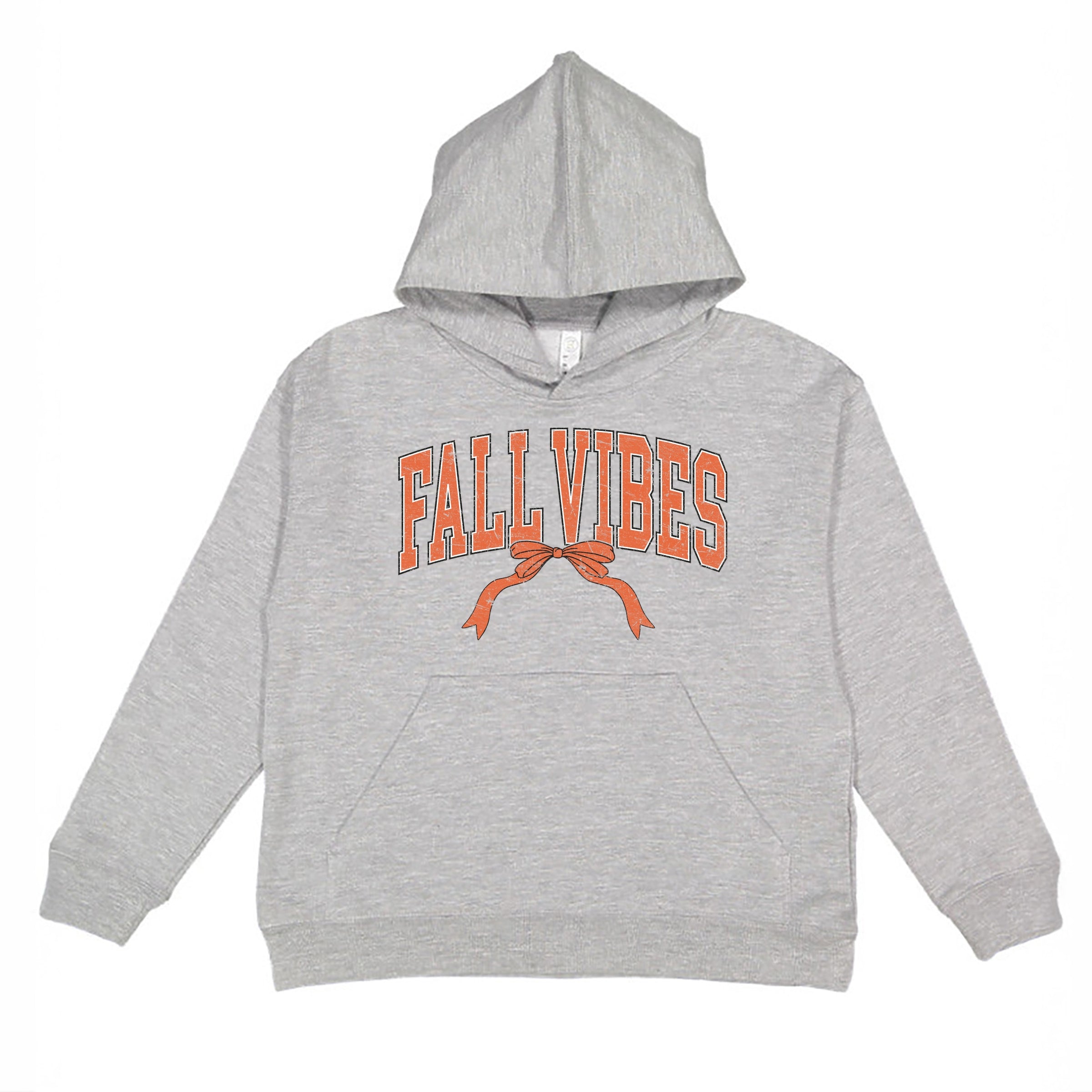 Varsity Fall Vibes Coquette - Toddler Hoodie and Youth Graphic Hoodie