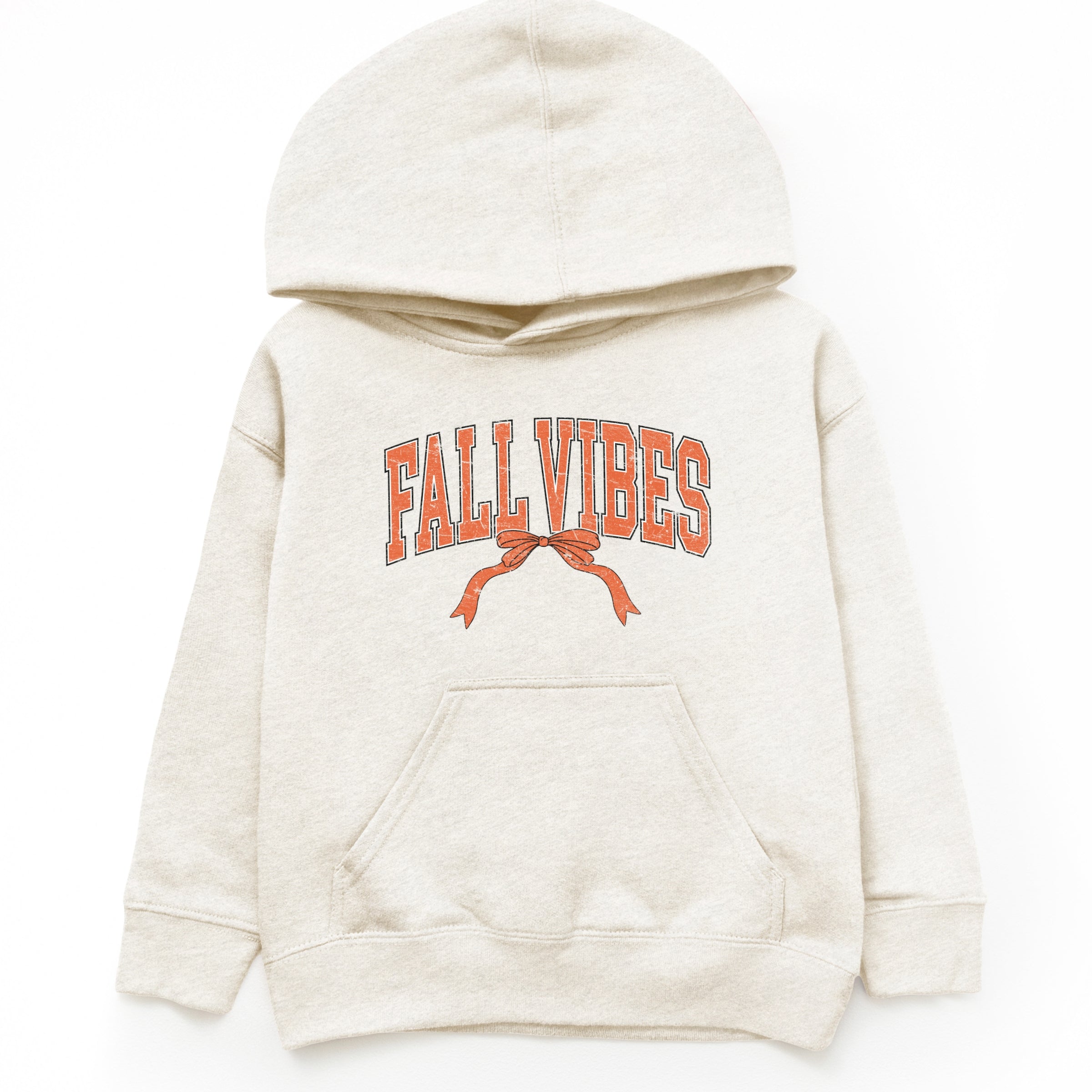 Varsity Fall Vibes Coquette - Toddler Hoodie and Youth Graphic Hoodie
