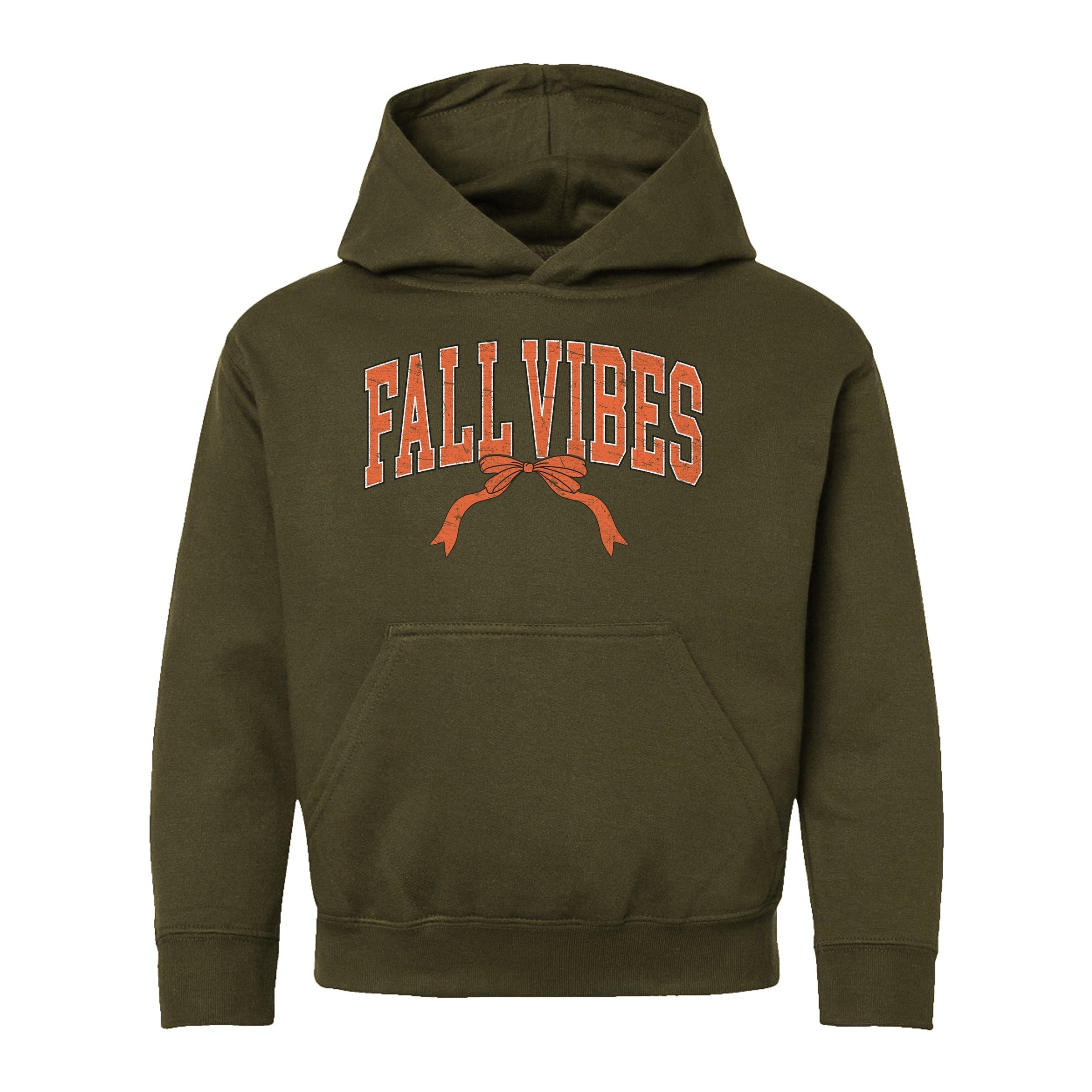 Varsity Fall Vibes Coquette - Toddler Hoodie and Youth Graphic Hoodie