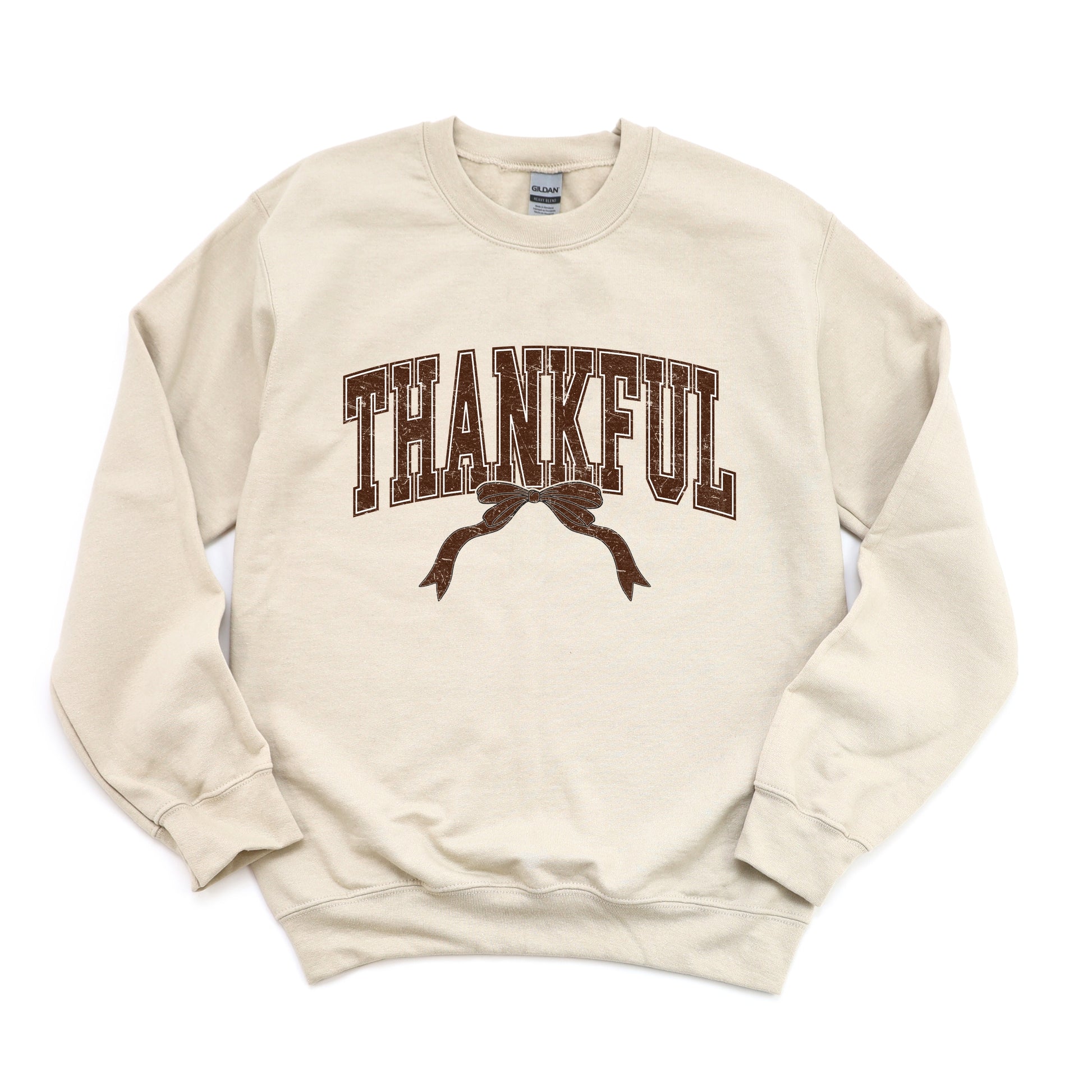 Varsity Thankful Coquette -  Womens Sweatshirt