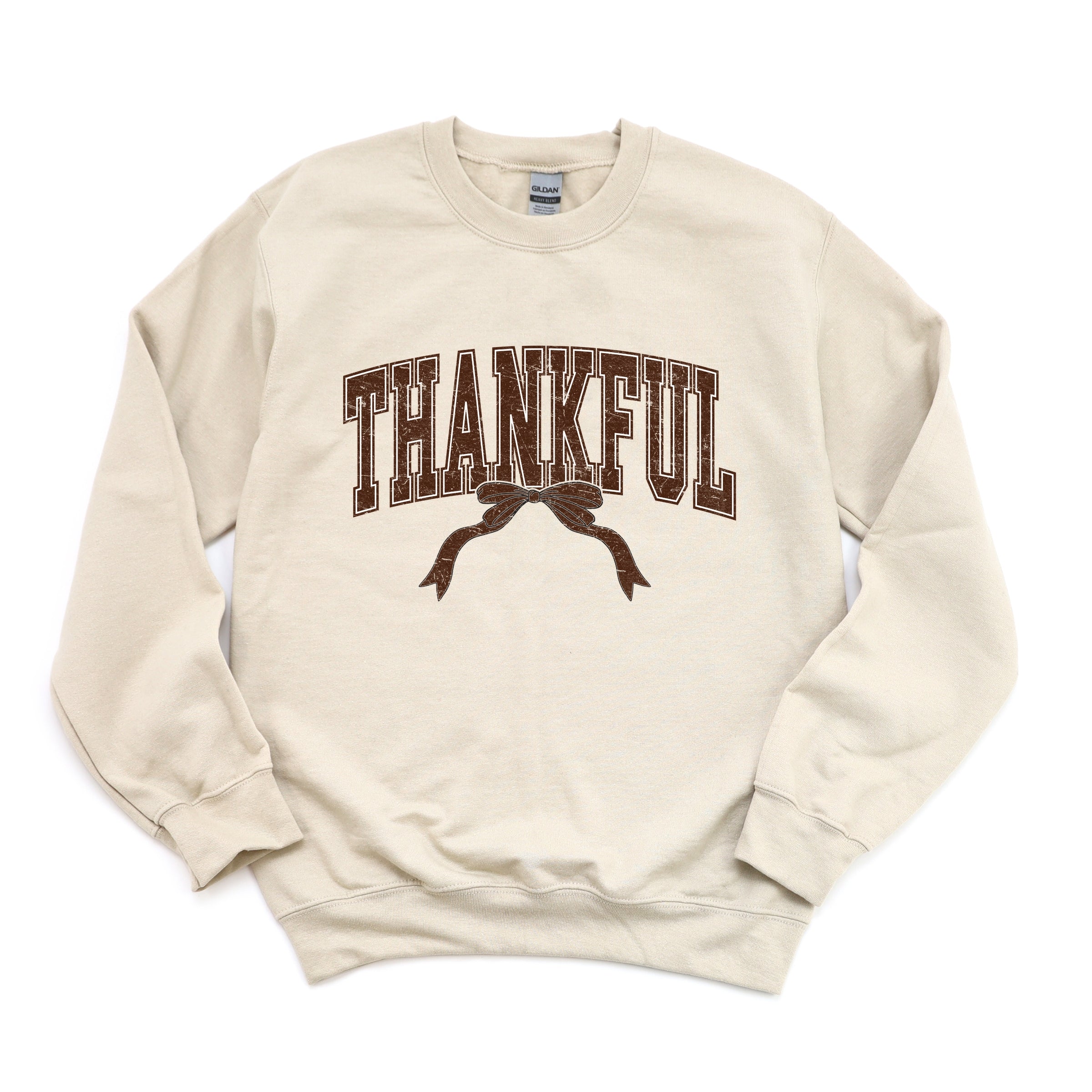 Varsity Thankful Coquette -  Womens Sweatshirt
