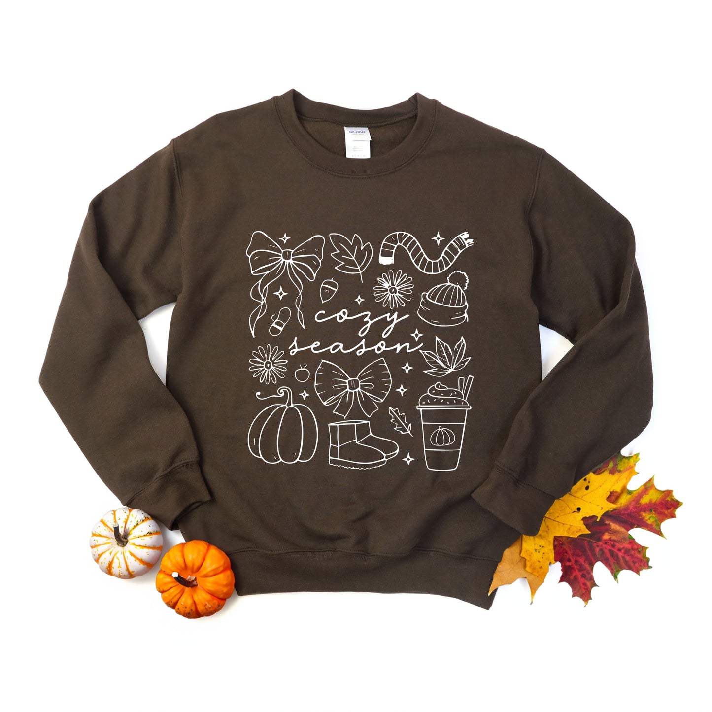 Cozy Season Coquette Icons -  Womens Sweatshirt
