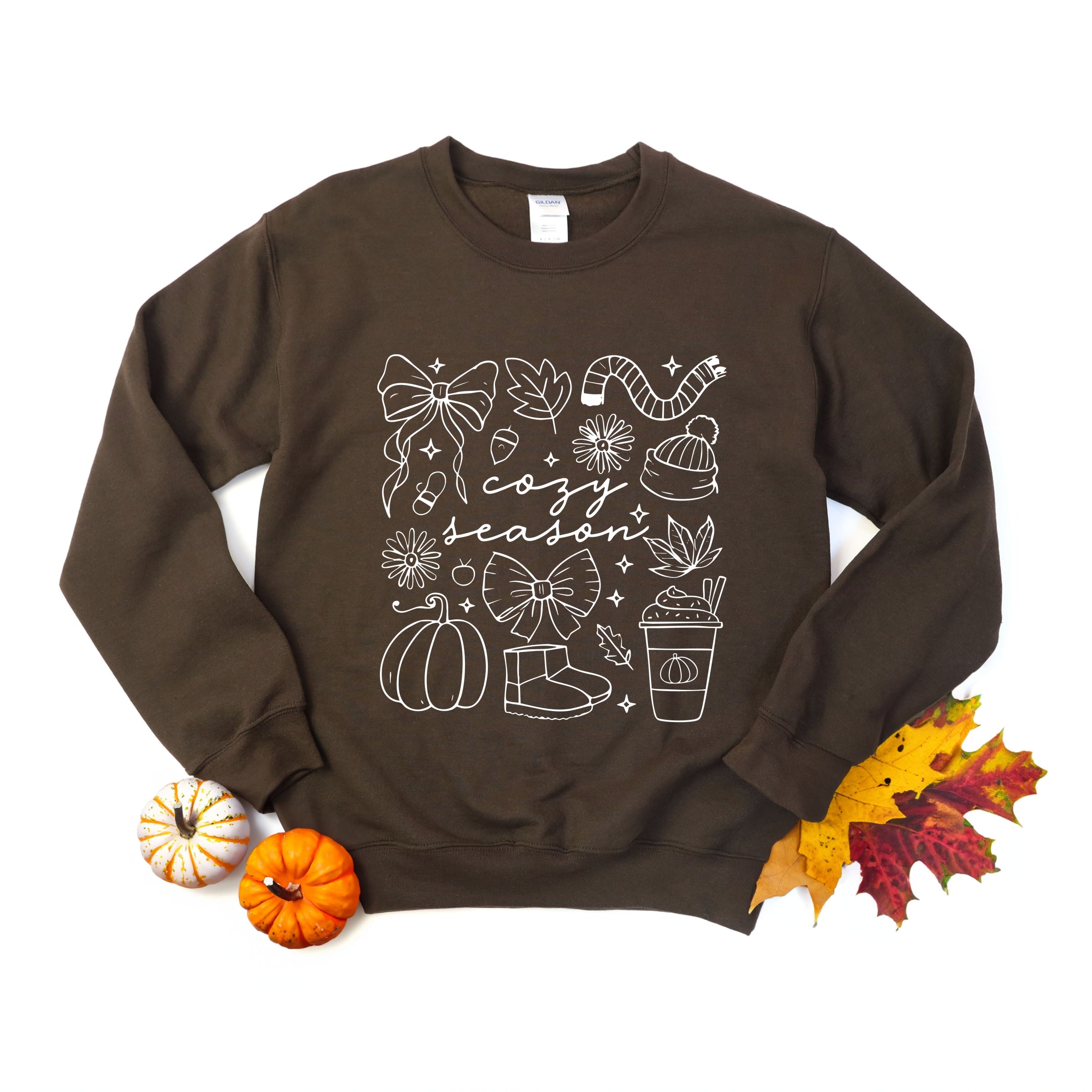Cozy Season Coquette Icons -  Womens Sweatshirt