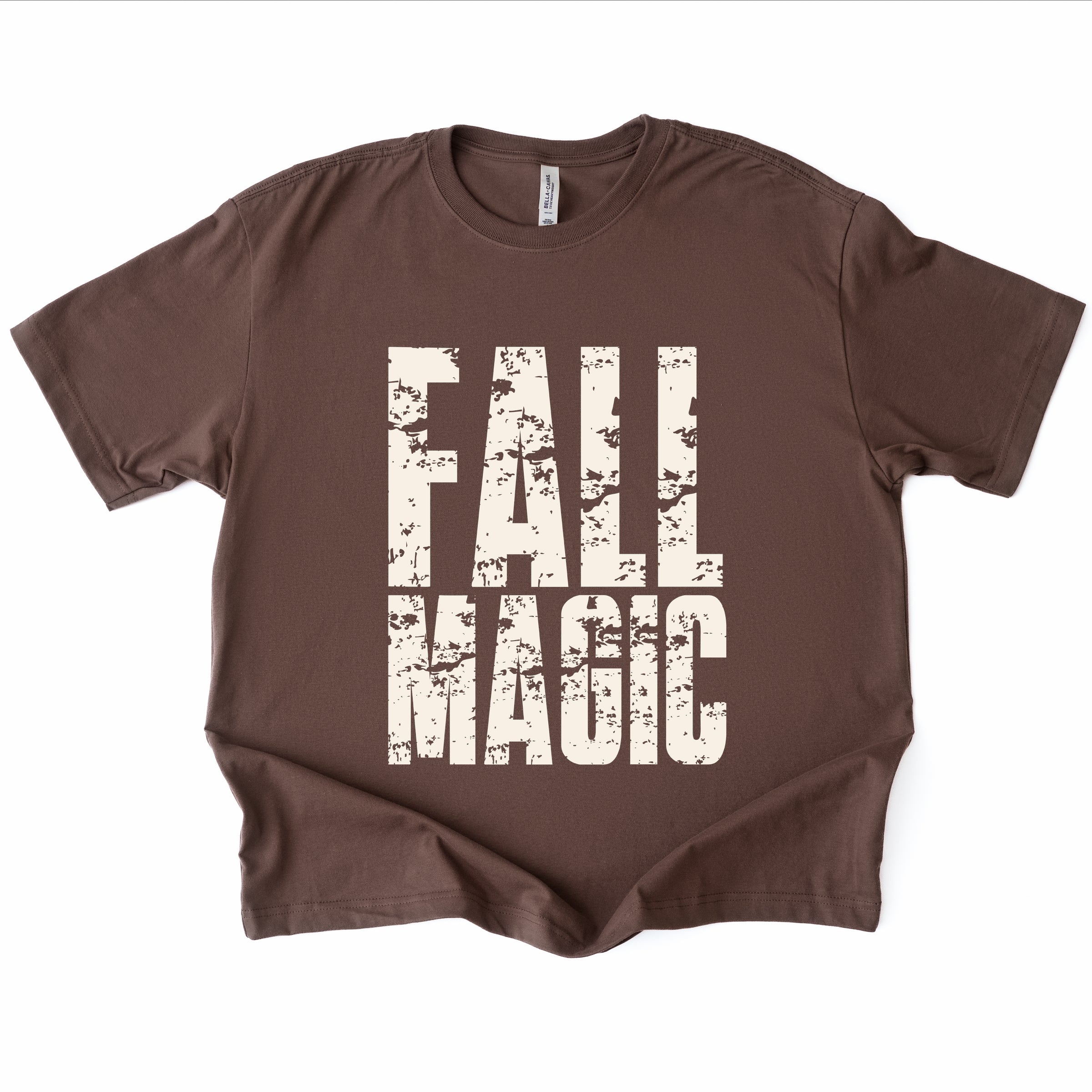 Fall Magic Block Distressed - Women's Heavyweight Graphic T-Shirt