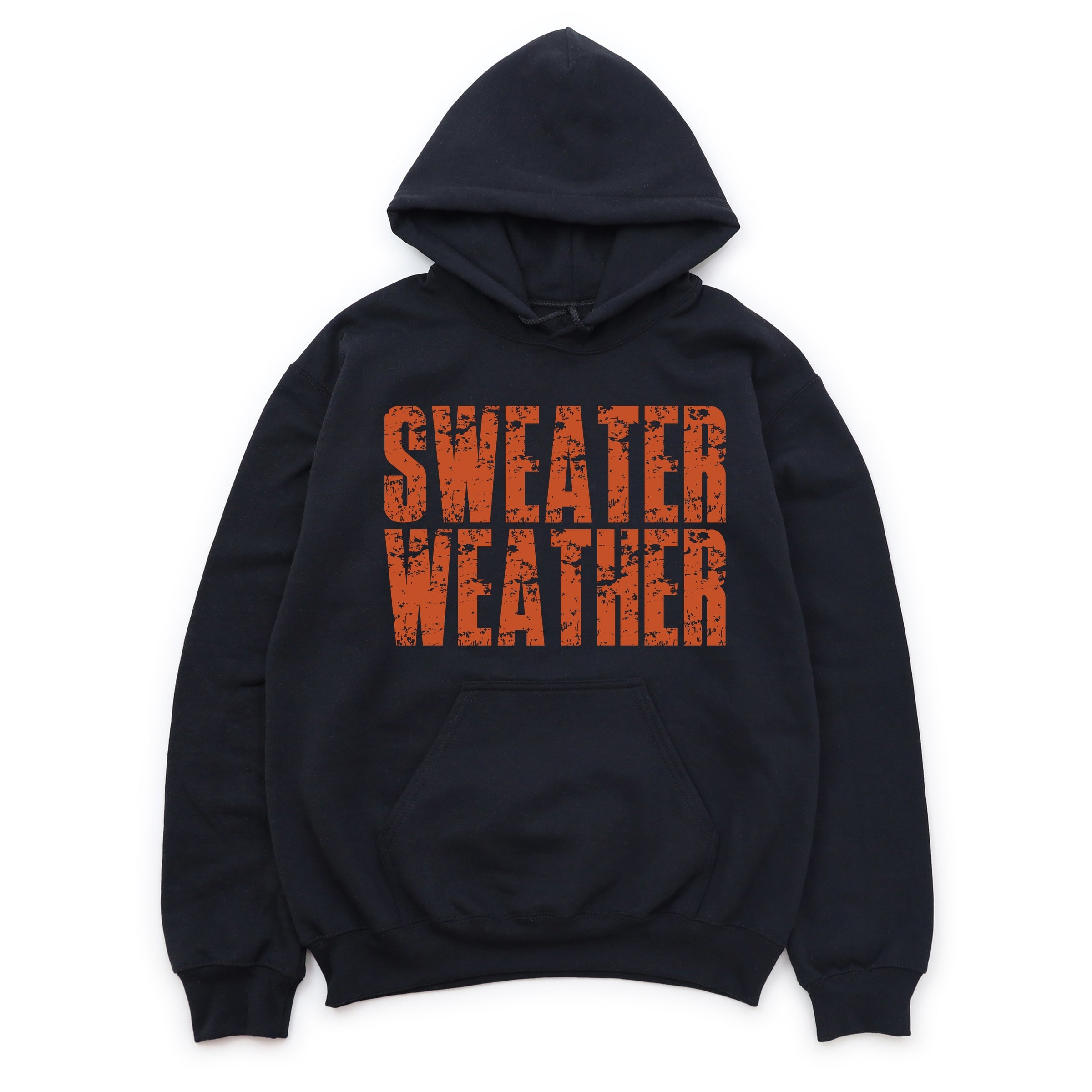 Sweater Weather Block Distressed - Women's Graphic Hoodie