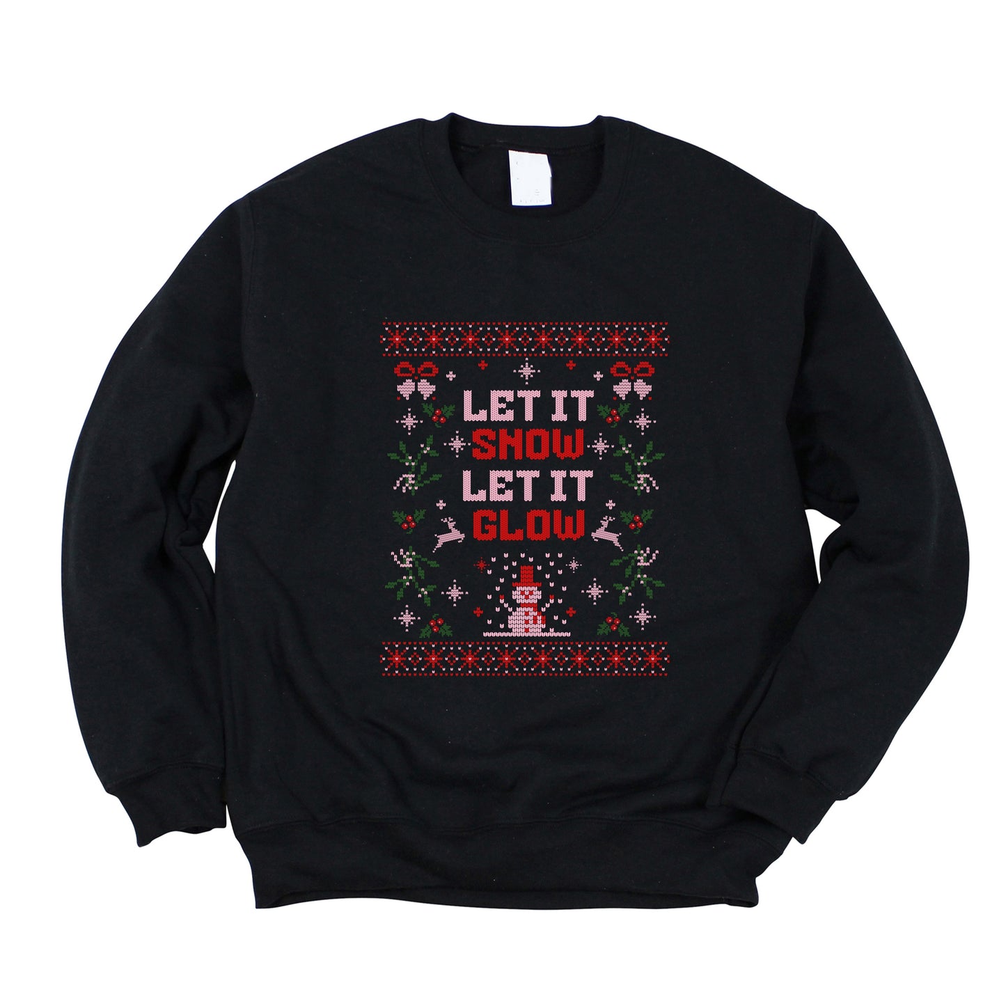 Let It Glow -  Womens Graphic Sweatshirt
