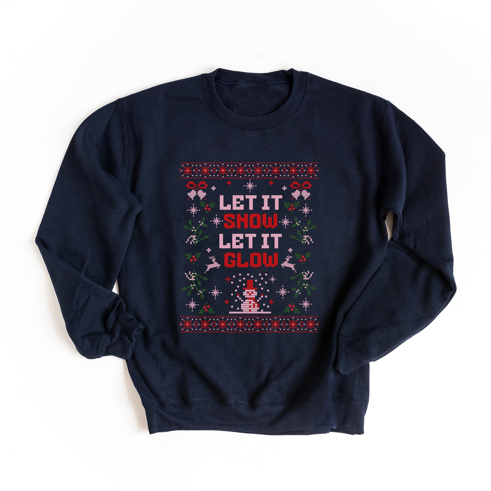 Let It Glow -  Womens Graphic Sweatshirt