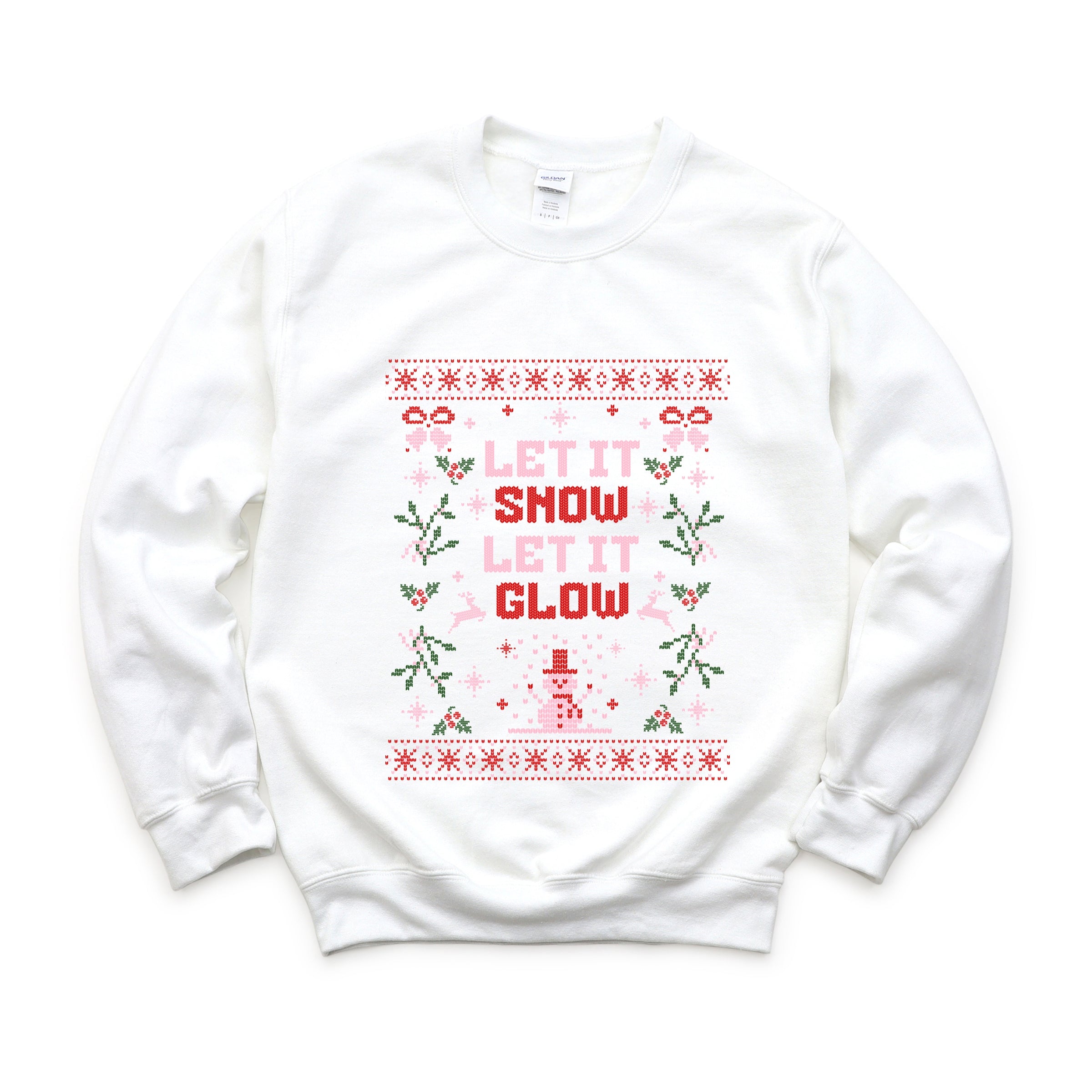 Let It Glow -  Womens Graphic Sweatshirt