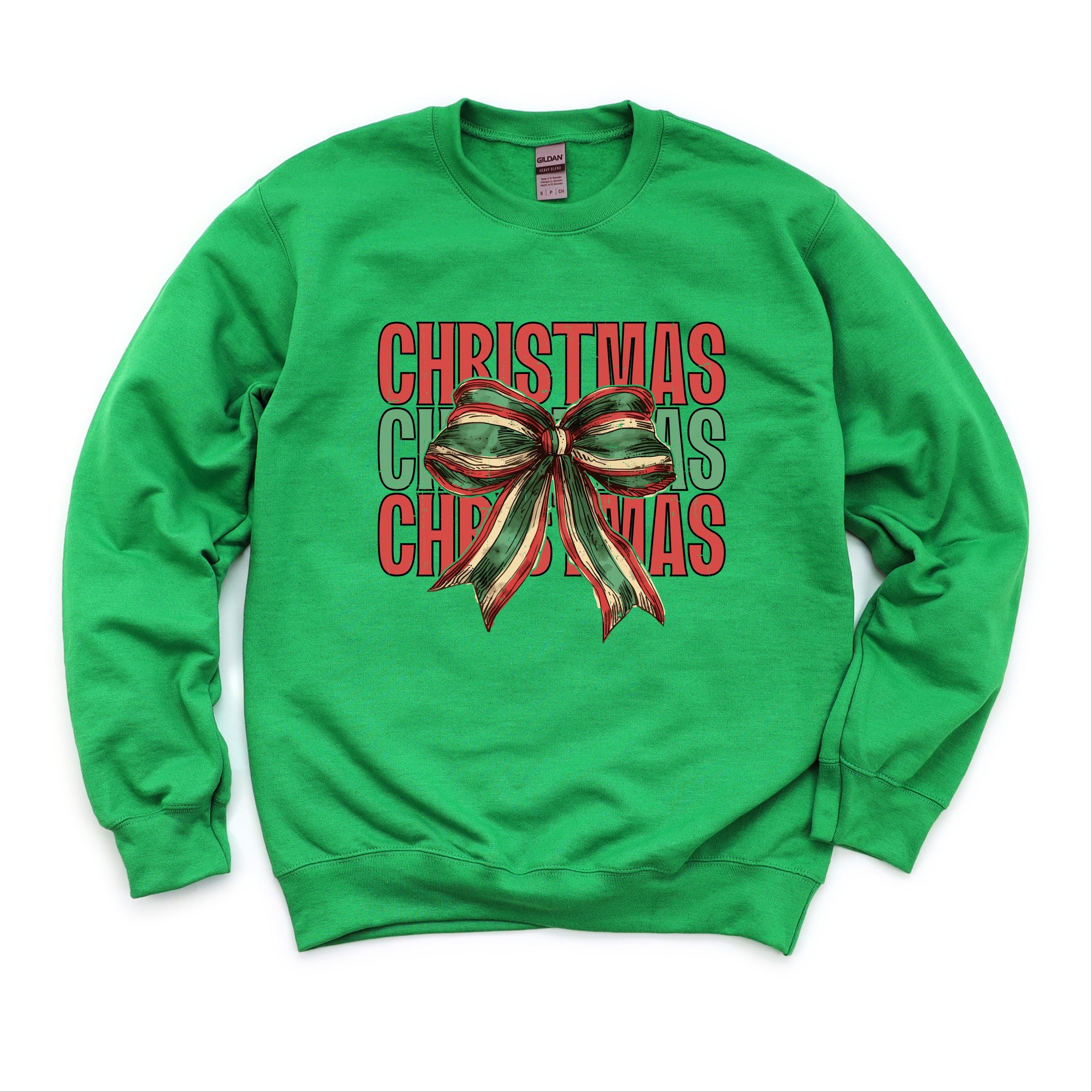 Coquette Christmas Stacked - Women's Graphic Sweatshirt