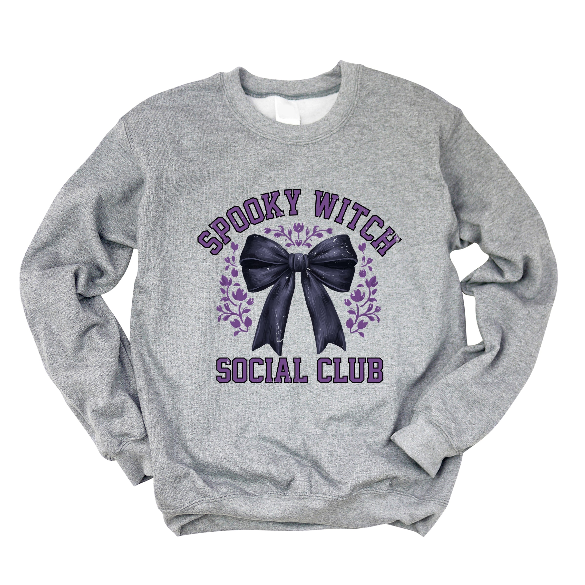Coquette Spooky Witch Social Club - Women's Graphic Sweatshirt