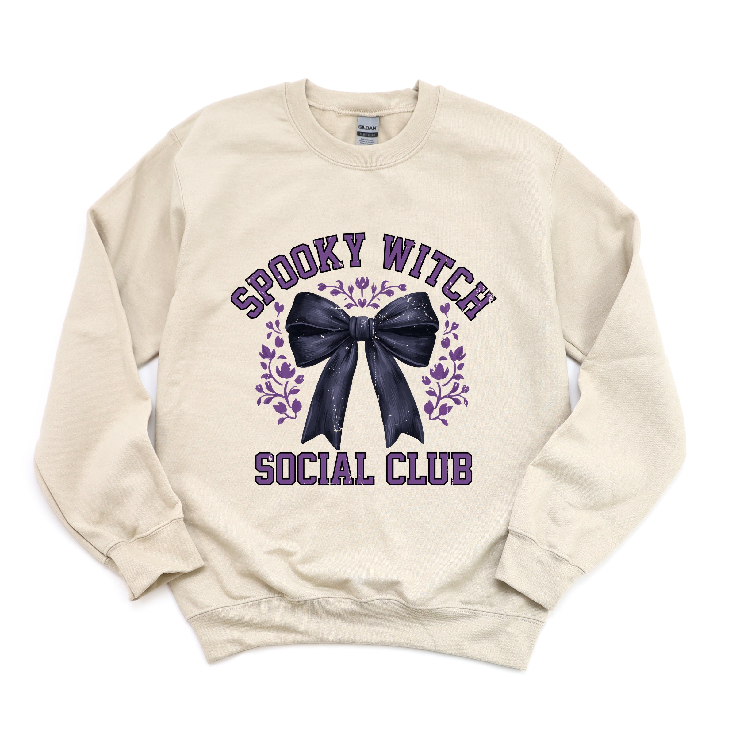 Coquette Spooky Witch Social Club - Women's Graphic Sweatshirt
