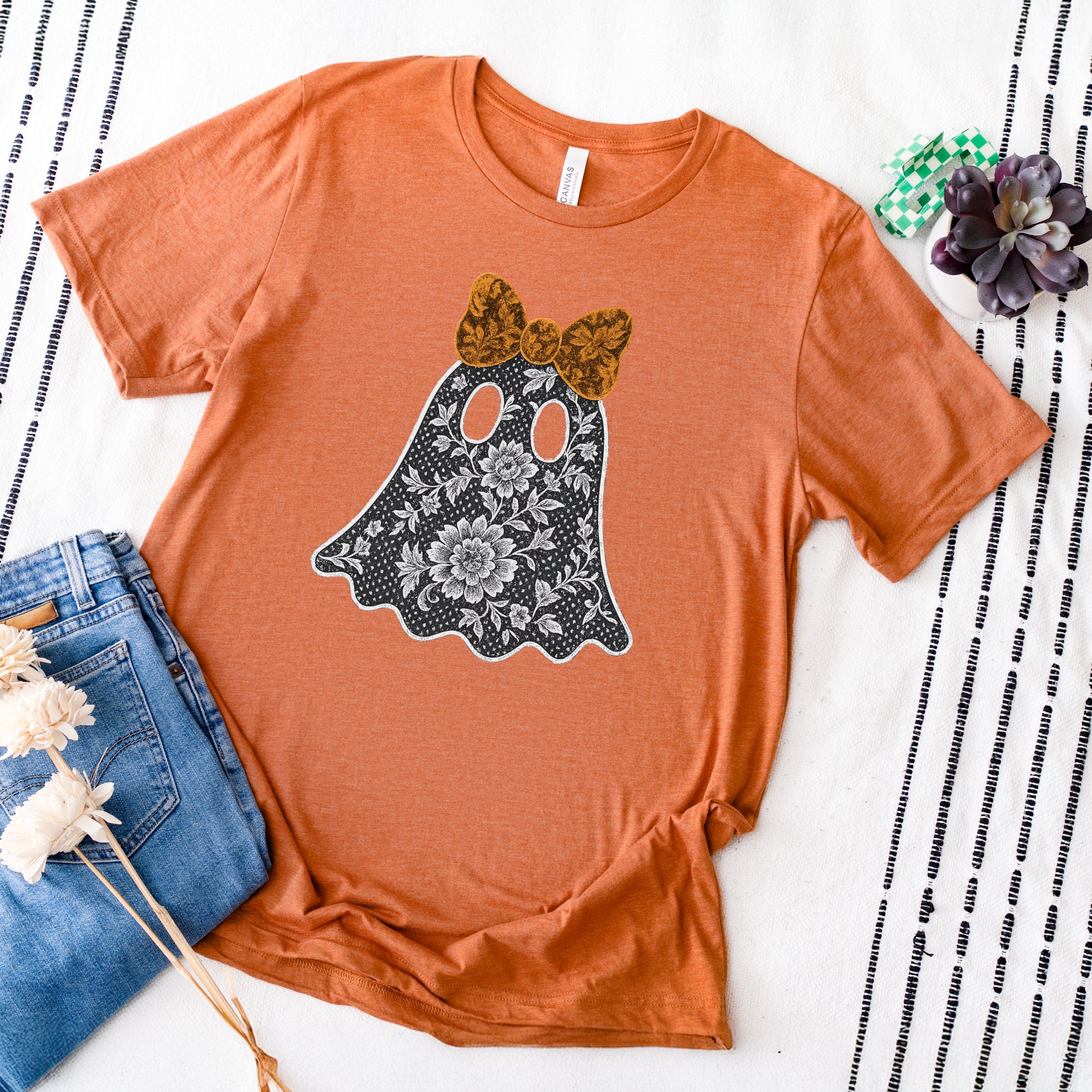 Lace Ghost - Women's Short Sleeve Graphic T-Shirt