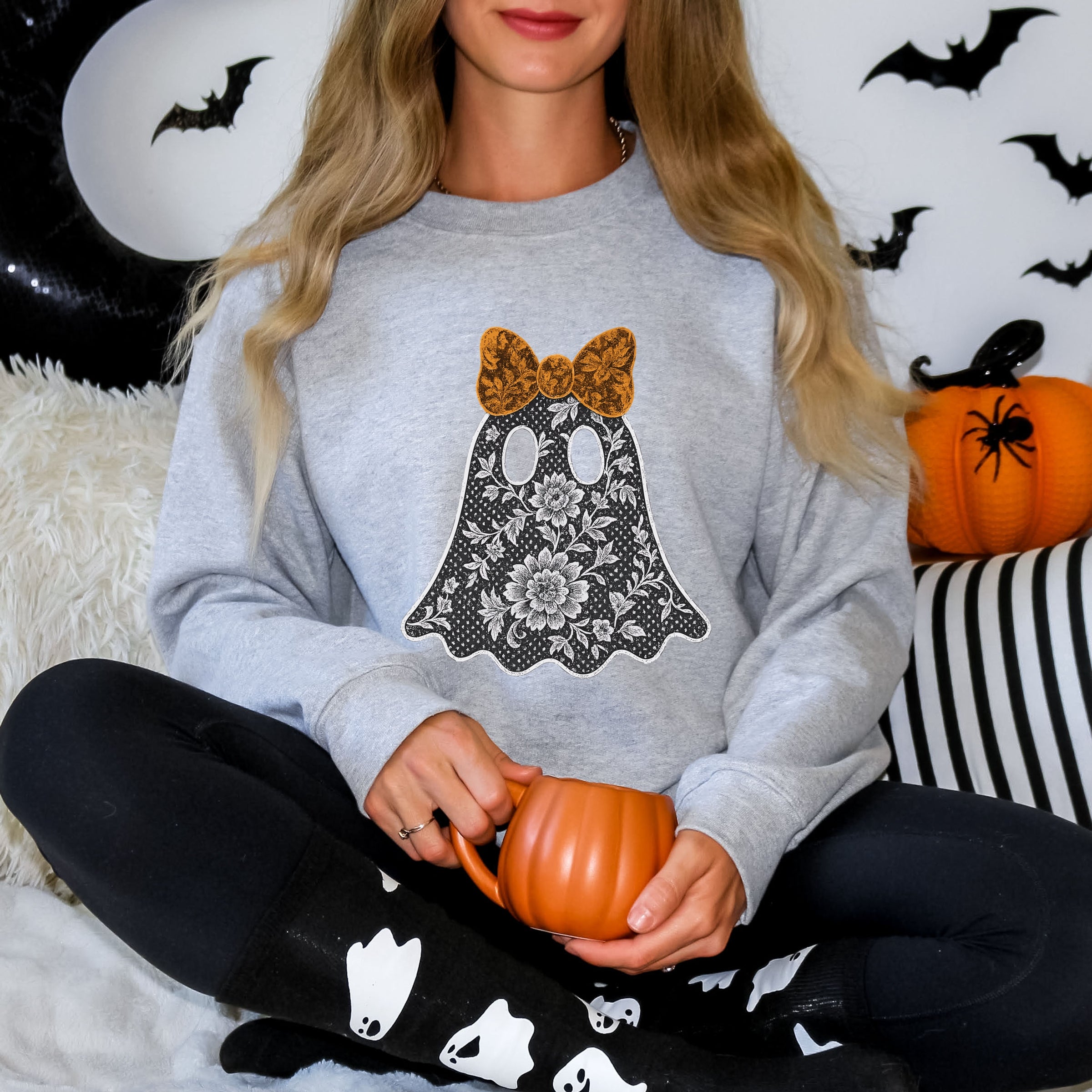 Lace Ghost - Women's Graphic Sweatshirt