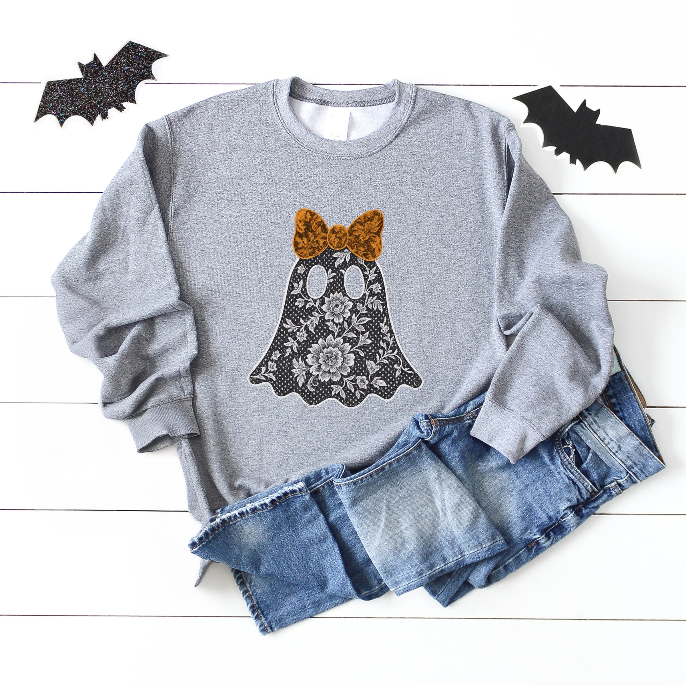 Lace Ghost - Women's Graphic Sweatshirt