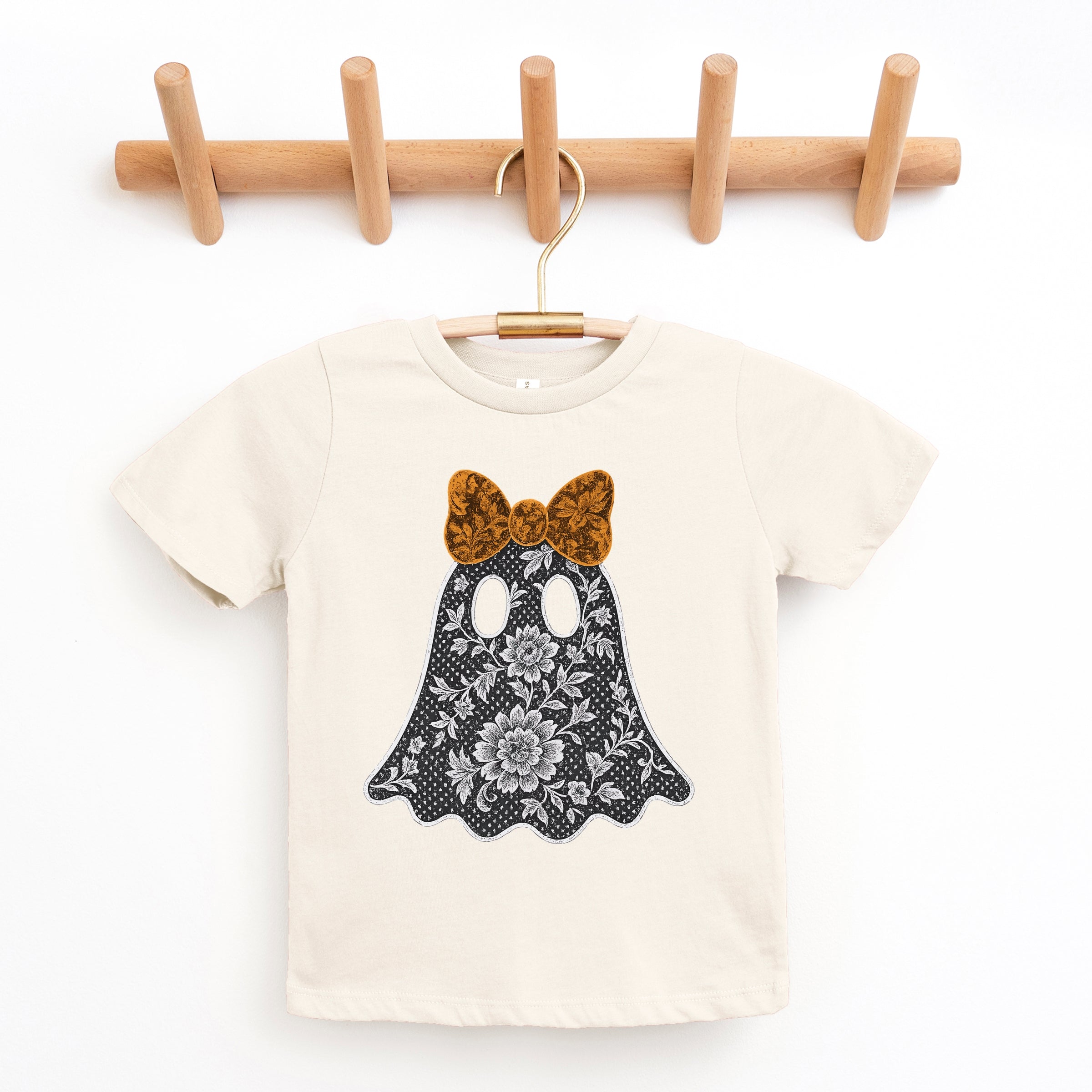 Lace Ghost - Youth Short Sleeve Graphic T-Shirt and Toddler Short Sleeve Graphic T-Shirt
