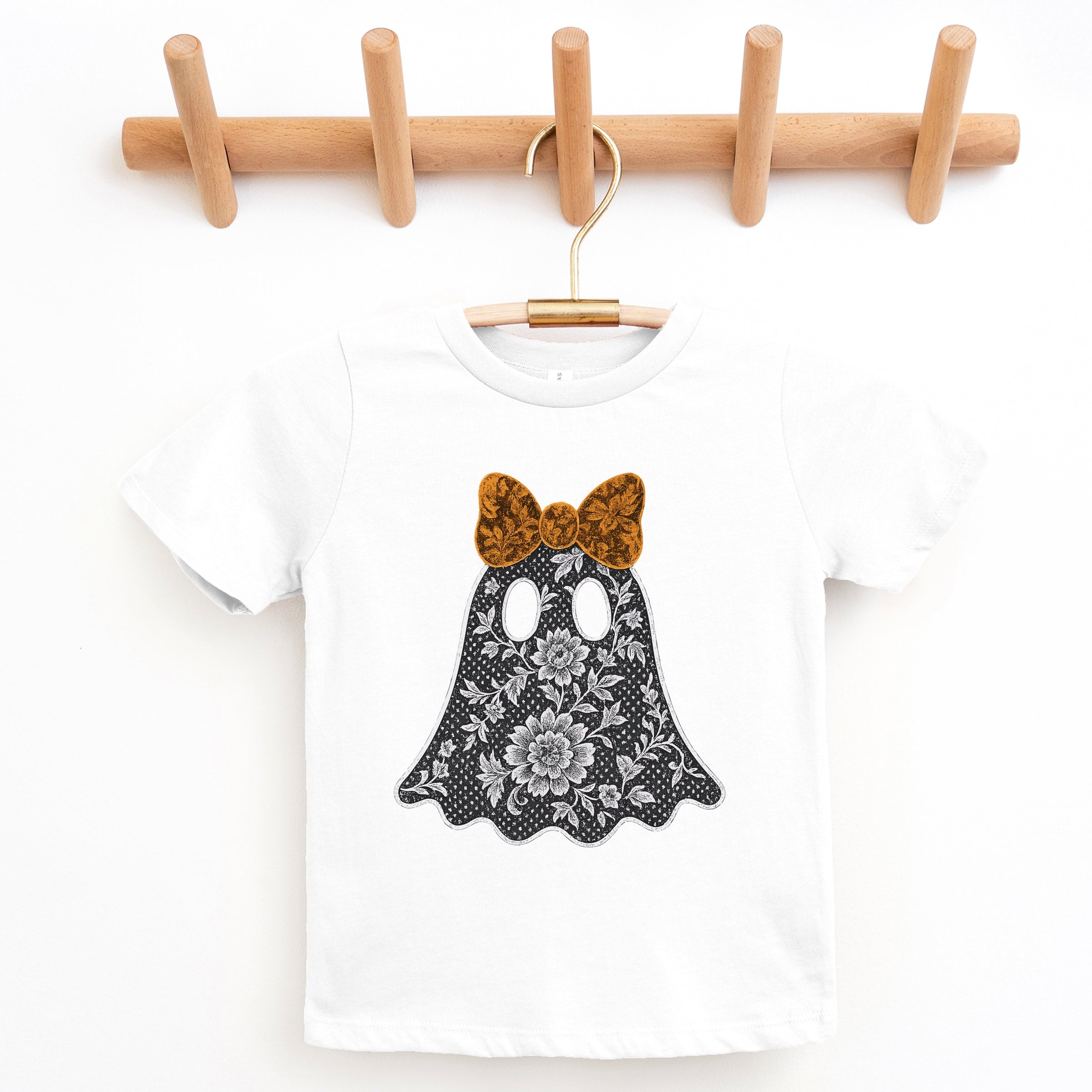 Lace Ghost - Youth Short Sleeve Graphic T-Shirt and Toddler Short Sleeve Graphic T-Shirt
